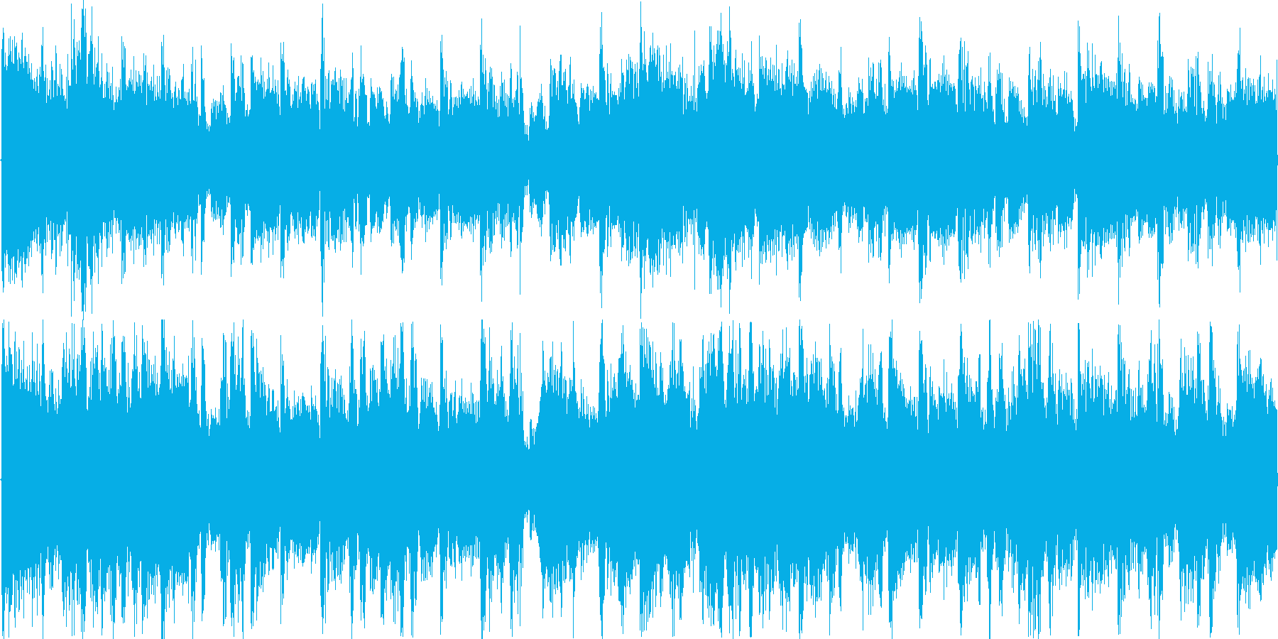 リズミックなイメージをした楽曲です。の再生済みの波形