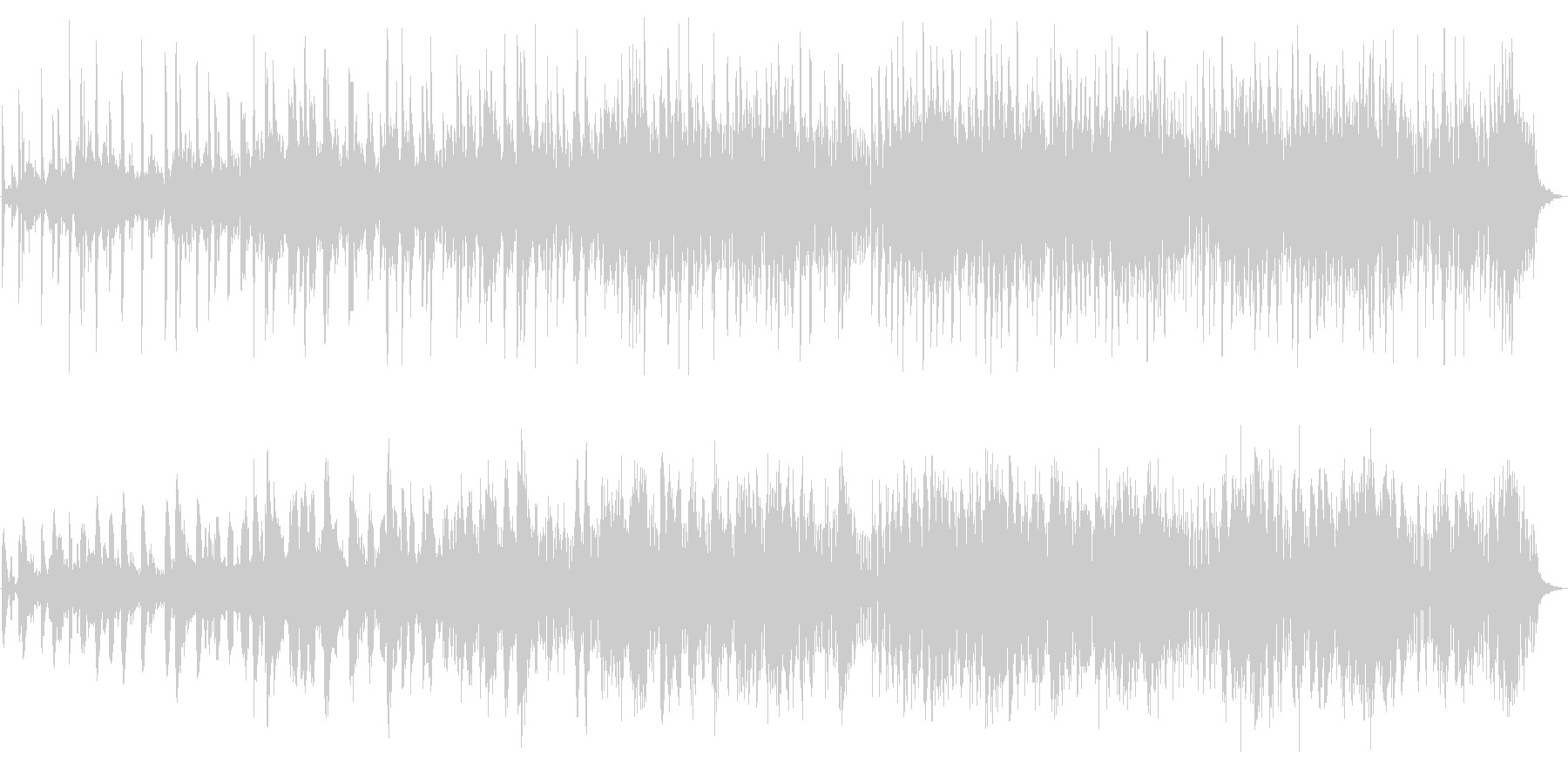 迷子の音楽 深いところの未再生の波形