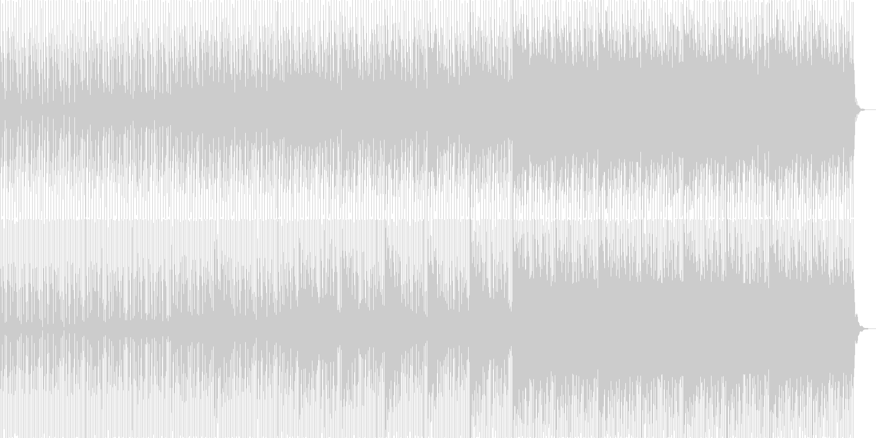 奇妙な雰囲気を感じさせるBGMです。の未再生の波形