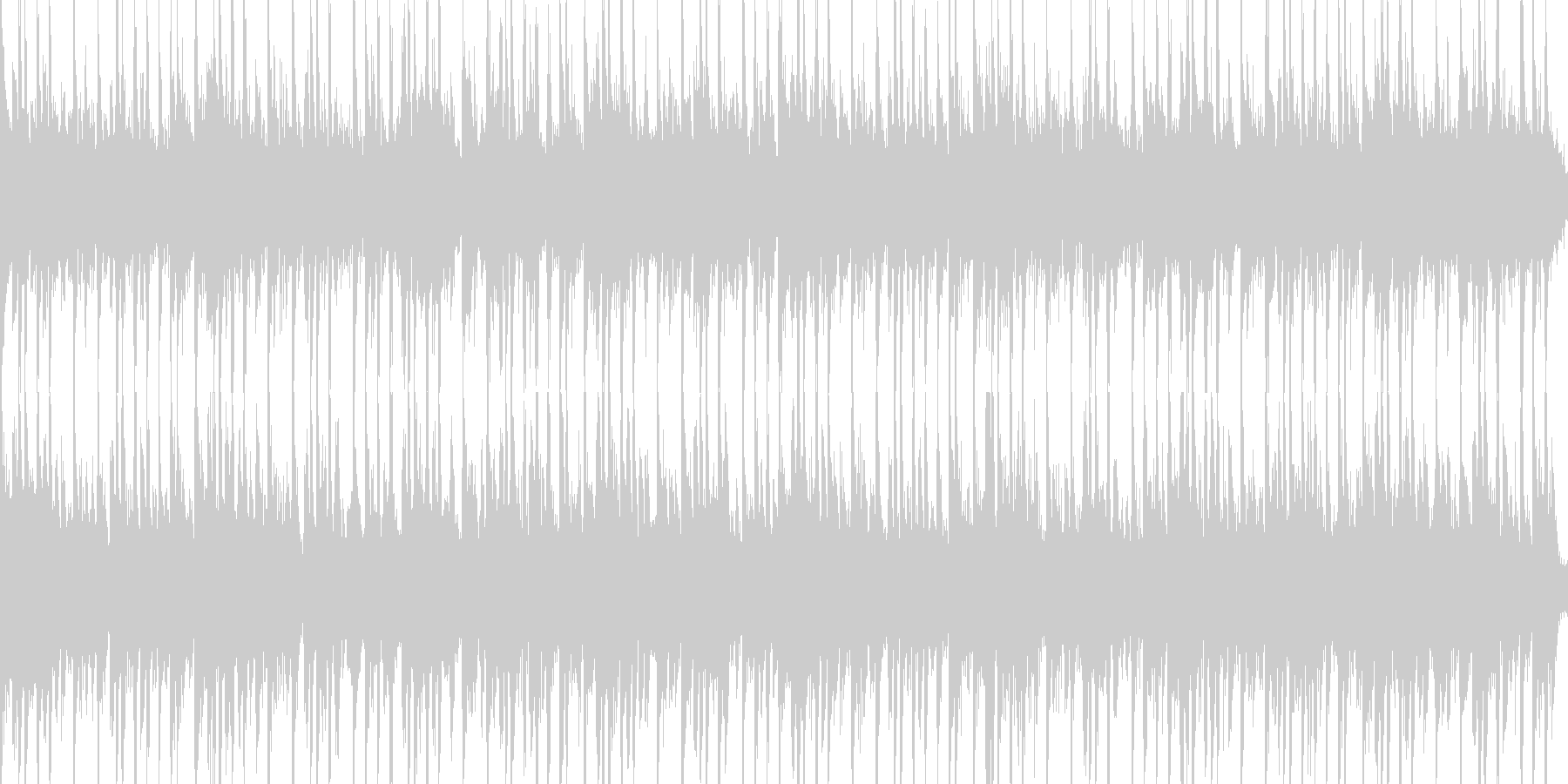 テクノな音楽で考え中な感じの時にの未再生の波形