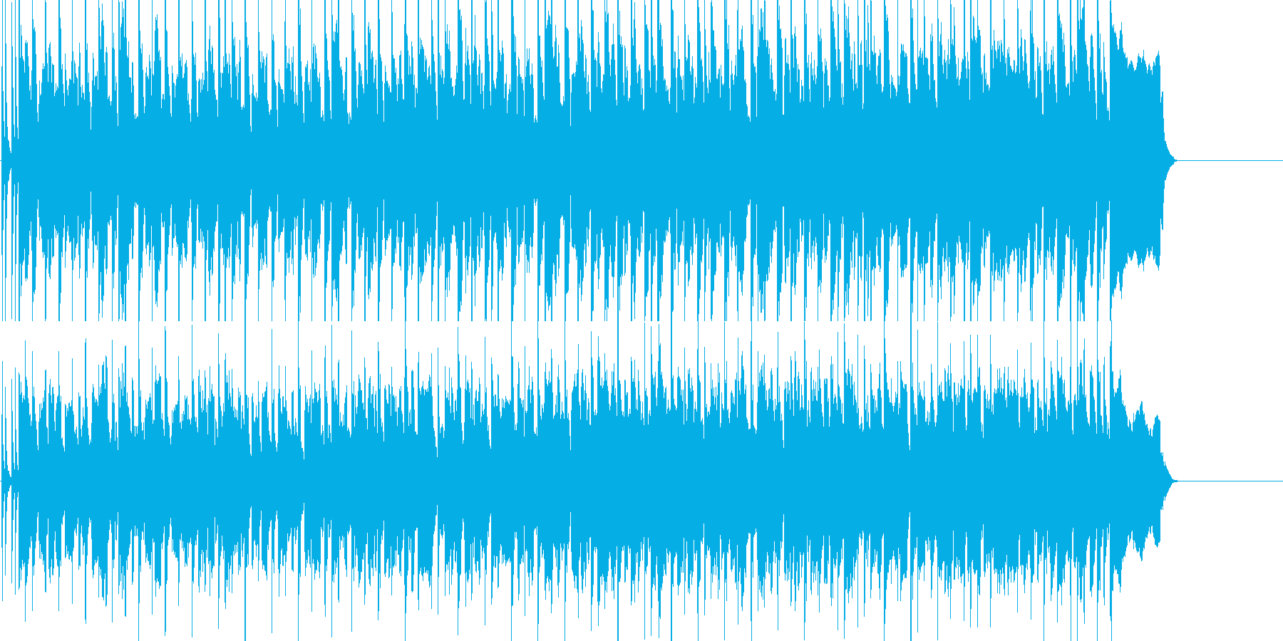 希望に満ちた楽しくてかわいいポップの再生済みの波形