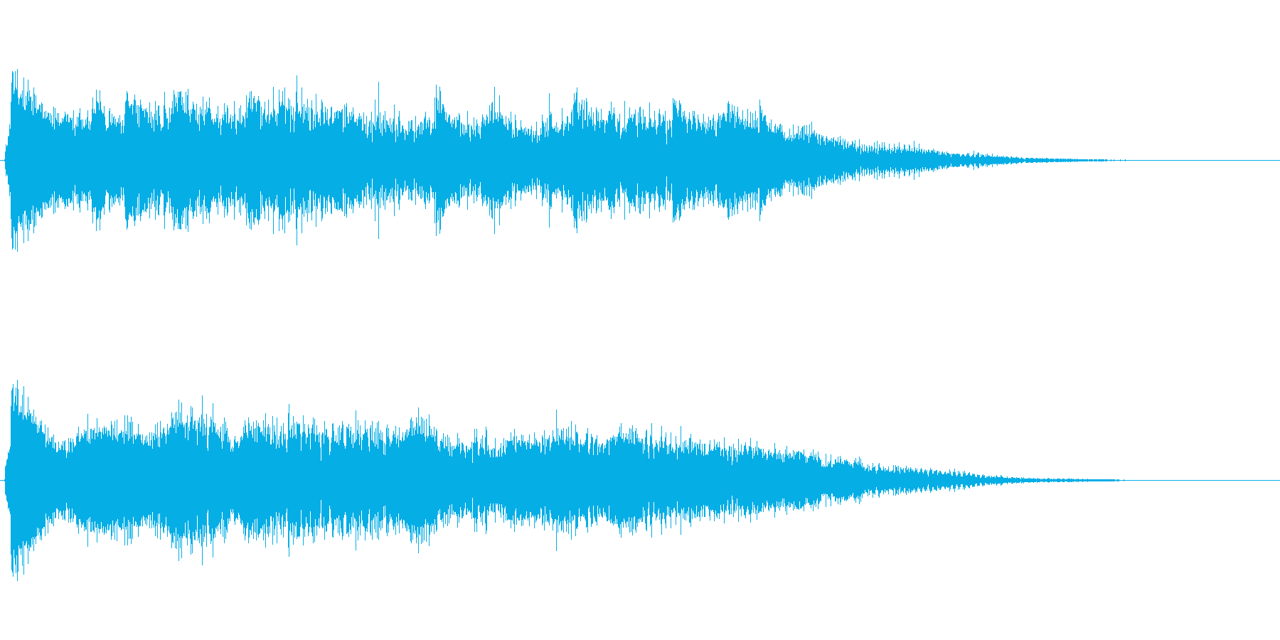 和風_琴系_予告音_01の再生済みの波形