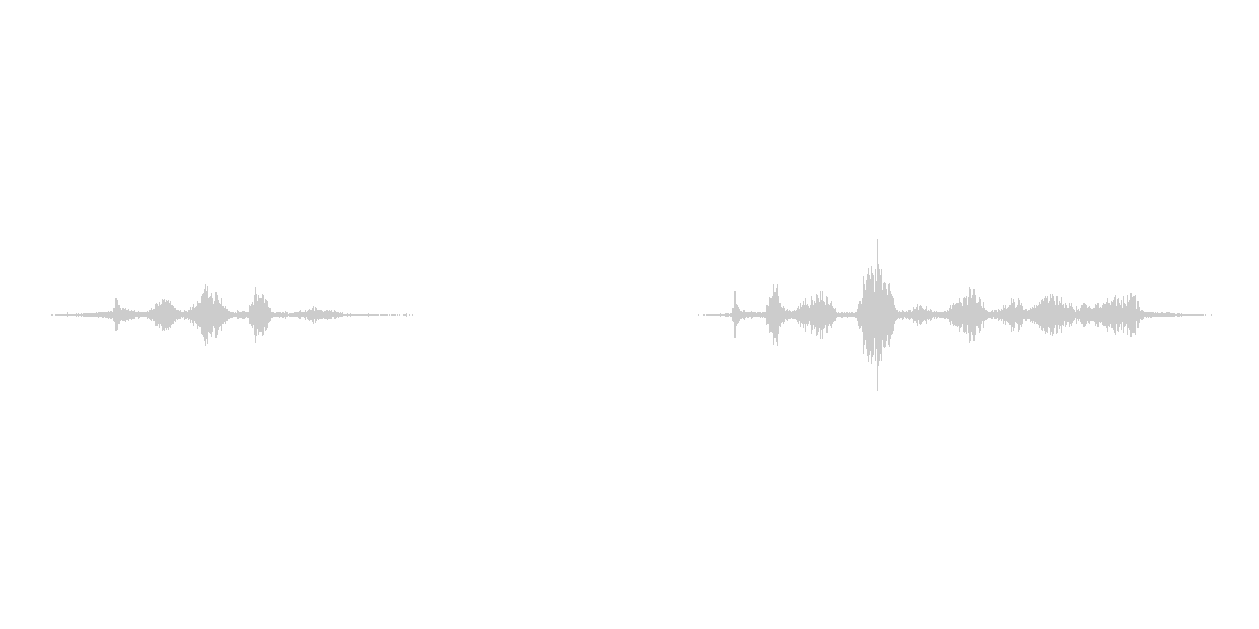 ペンで紙にさらさらと文字を書く音です。の未再生の波形