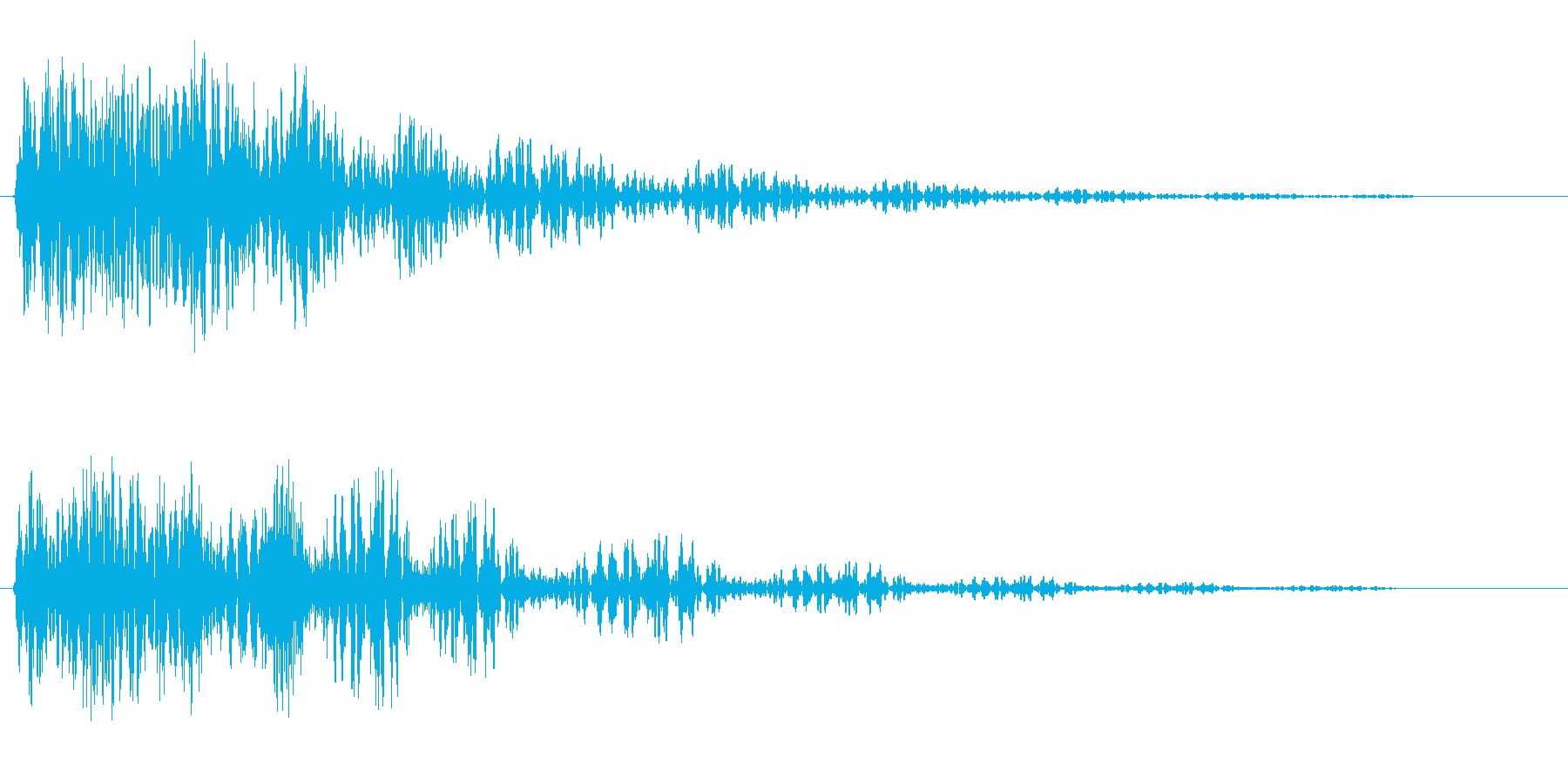 お子さまも喜ぶ泡の音の再生済みの波形