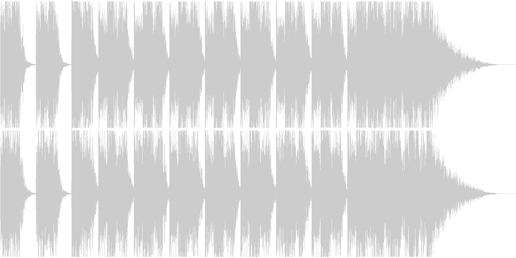 打楽器 BPM=120の未再生の波形