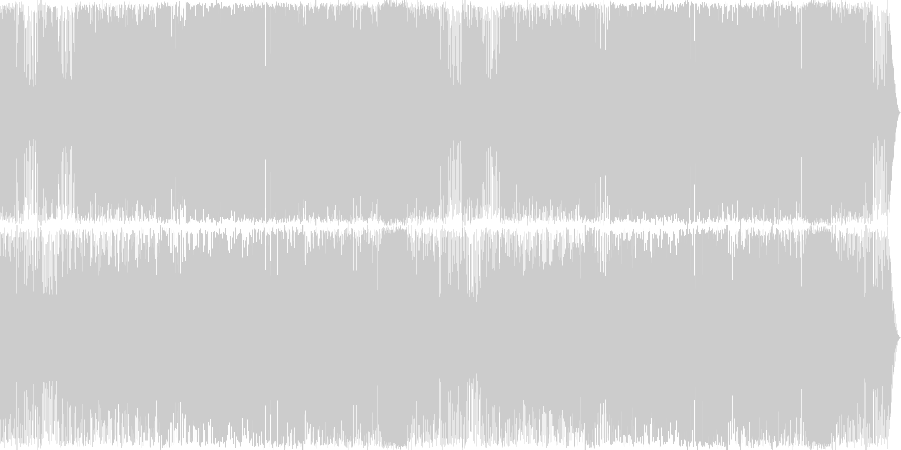 ギター&オルガンの激しい曲 戦いの場面にの未再生の波形
