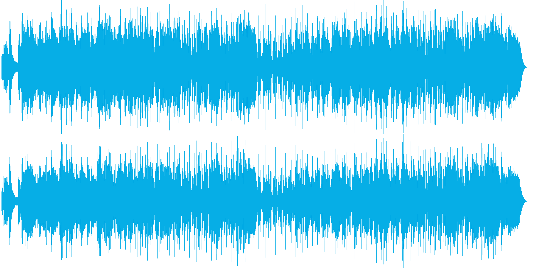 しみじみと感じる感動的なピアノのバラードの再生済みの波形