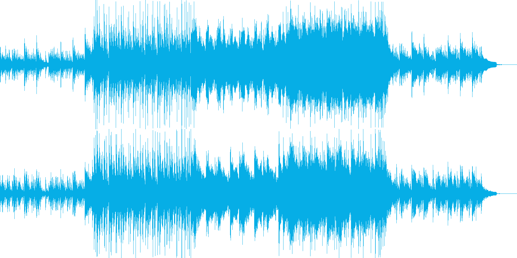 【エンディングBGM】Yoursの再生済みの波形