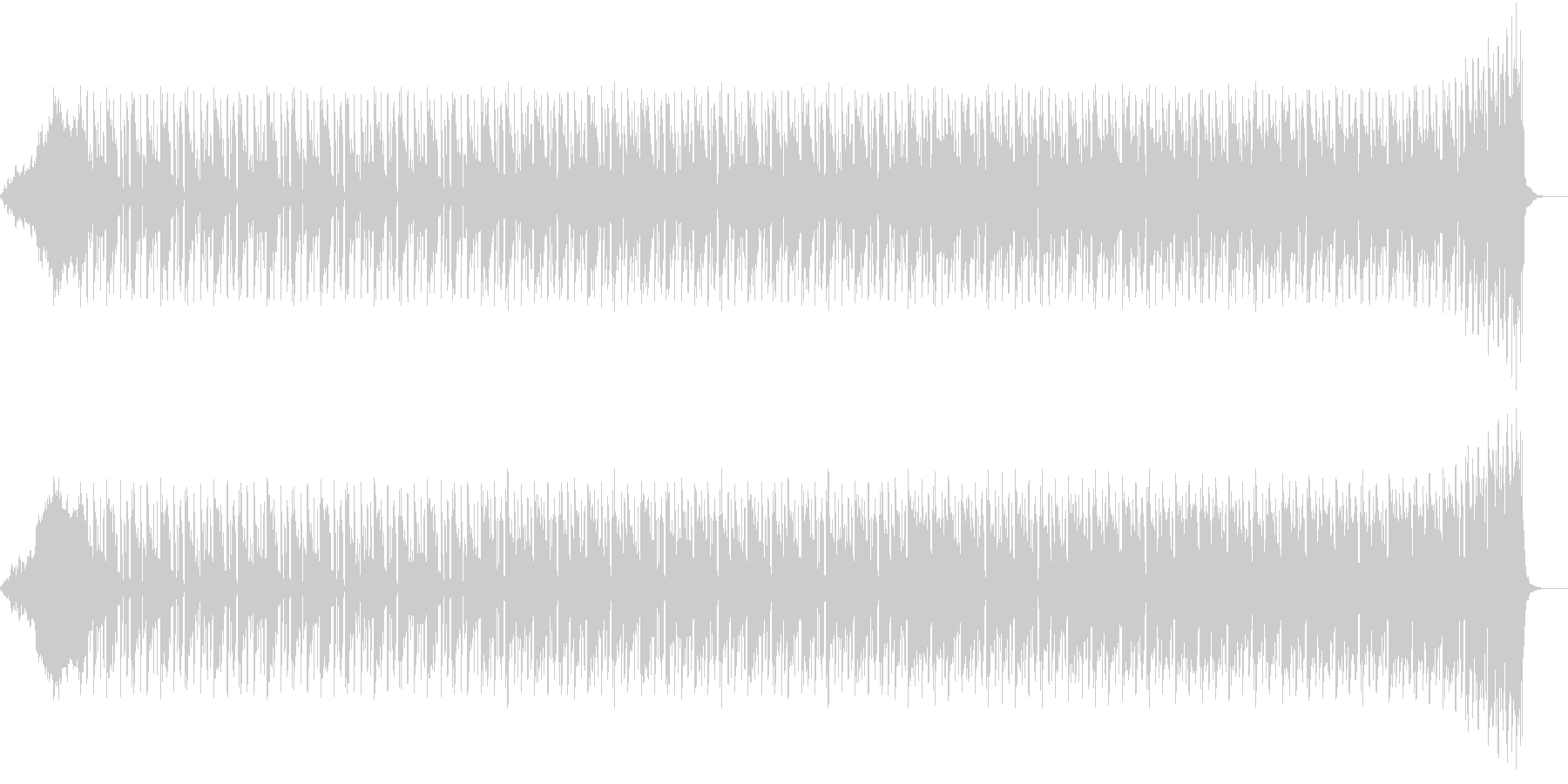 困惑している脳の音の未再生の波形