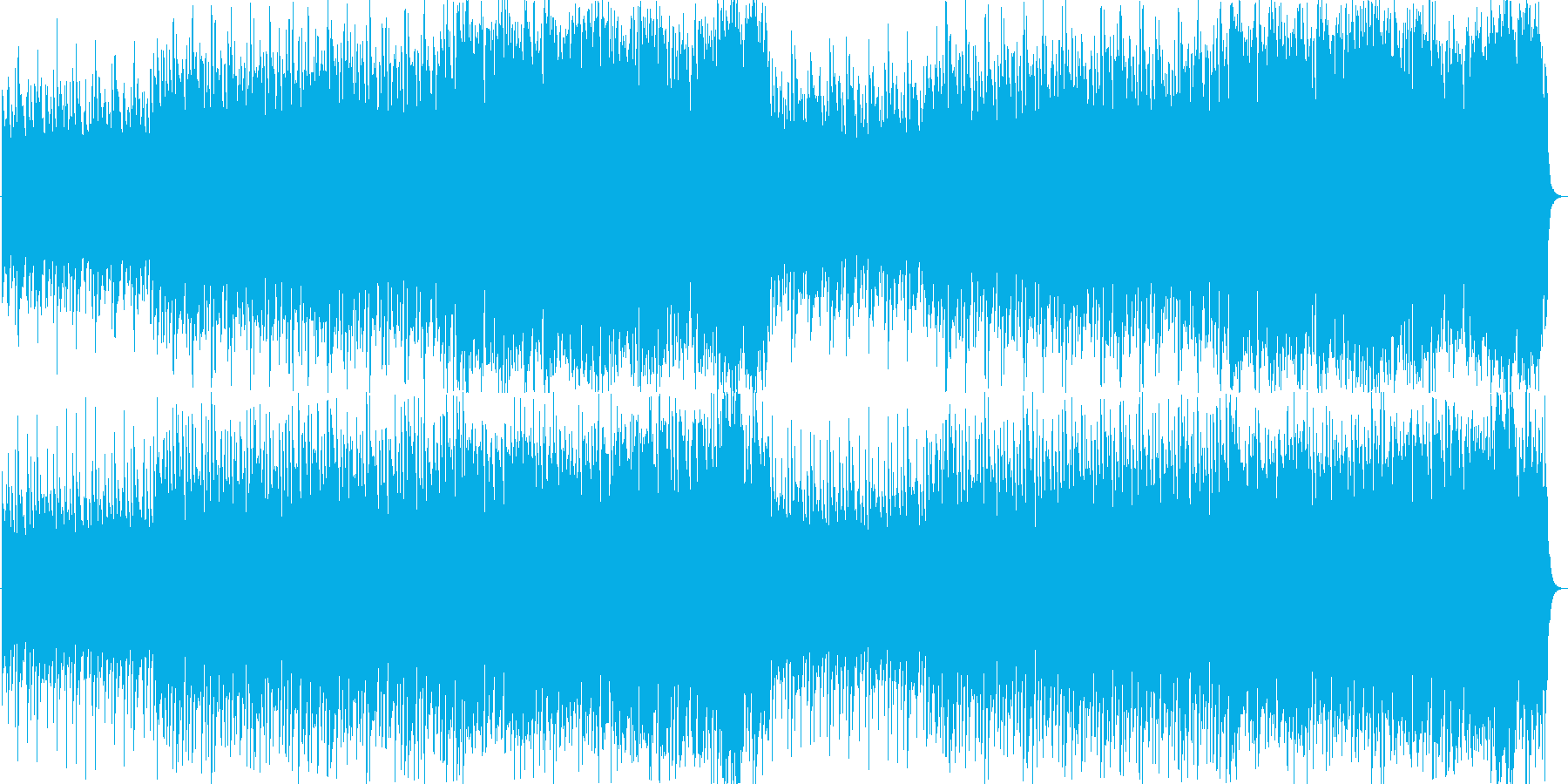 疾走感のあるフィールドテーマの再生済みの波形
