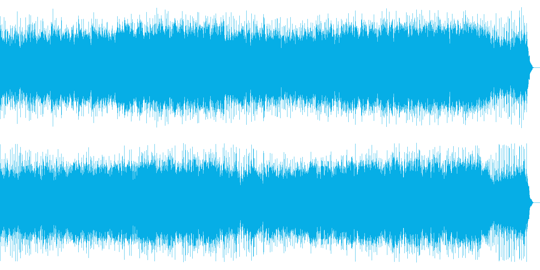 BGM023-01 ピアノとストリング…の再生済みの波形
