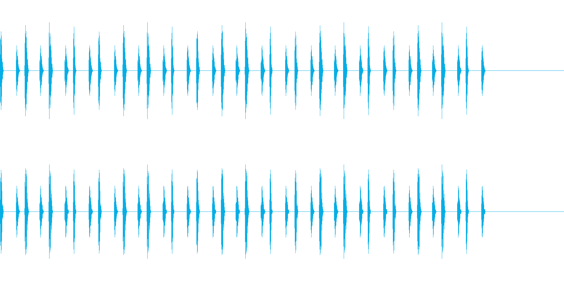 心の中の音シリーズ 心臓の再生済みの波形