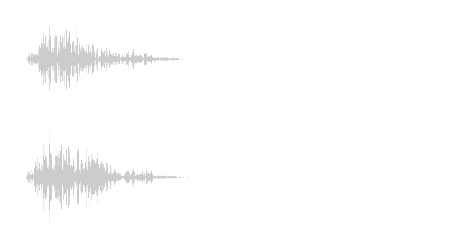 カチャッ(摩擦の音色)の未再生の波形