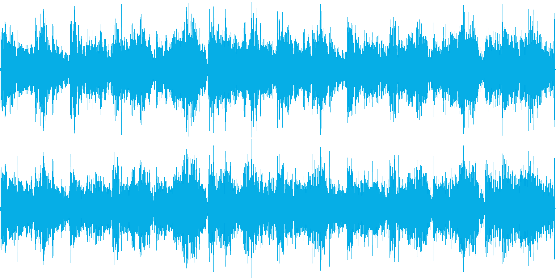 ウォームなloop Trackの再生済みの波形