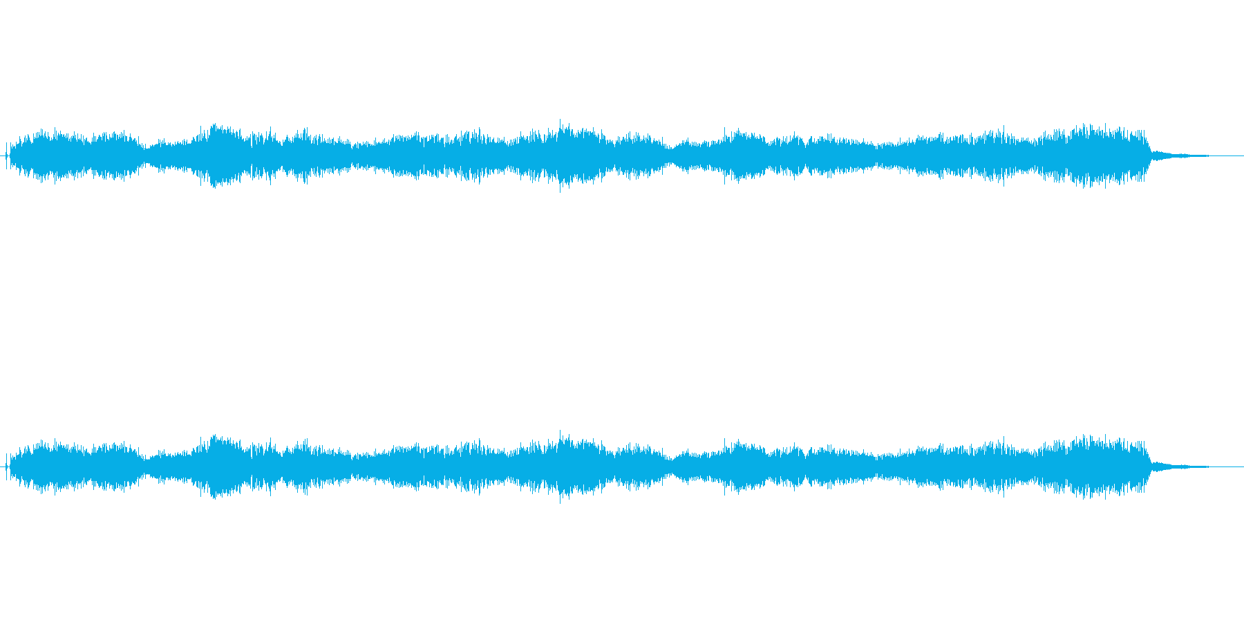 電流の音です。の再生済みの波形