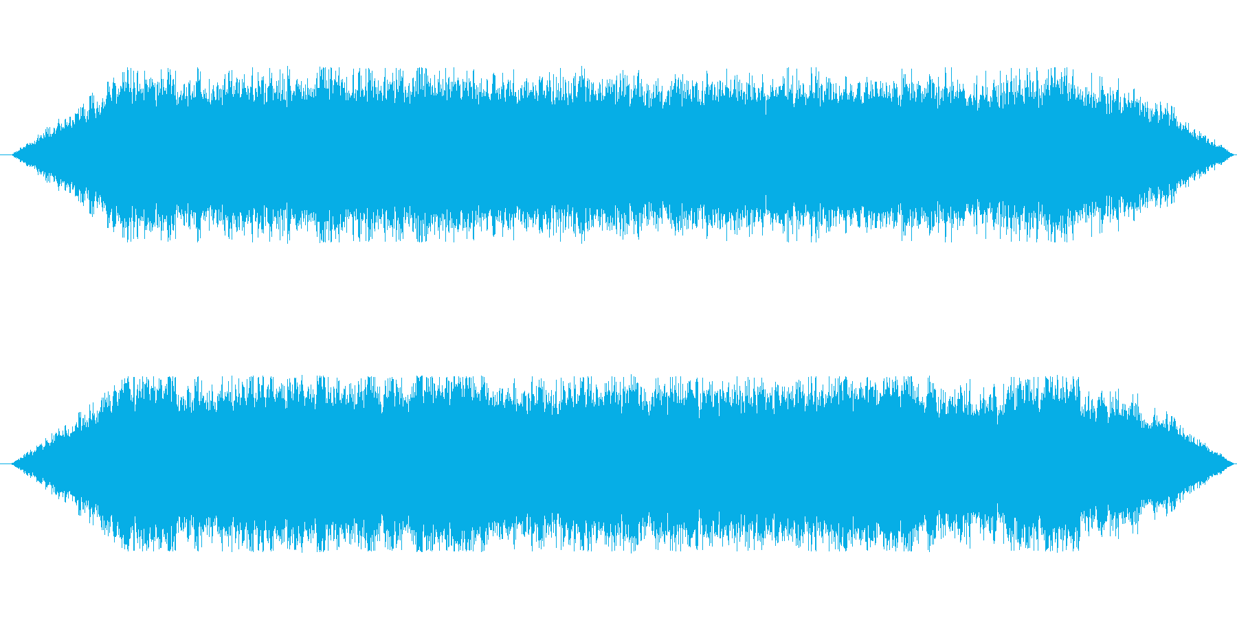 クワイヤを用いたホラーBGMの再生済みの波形