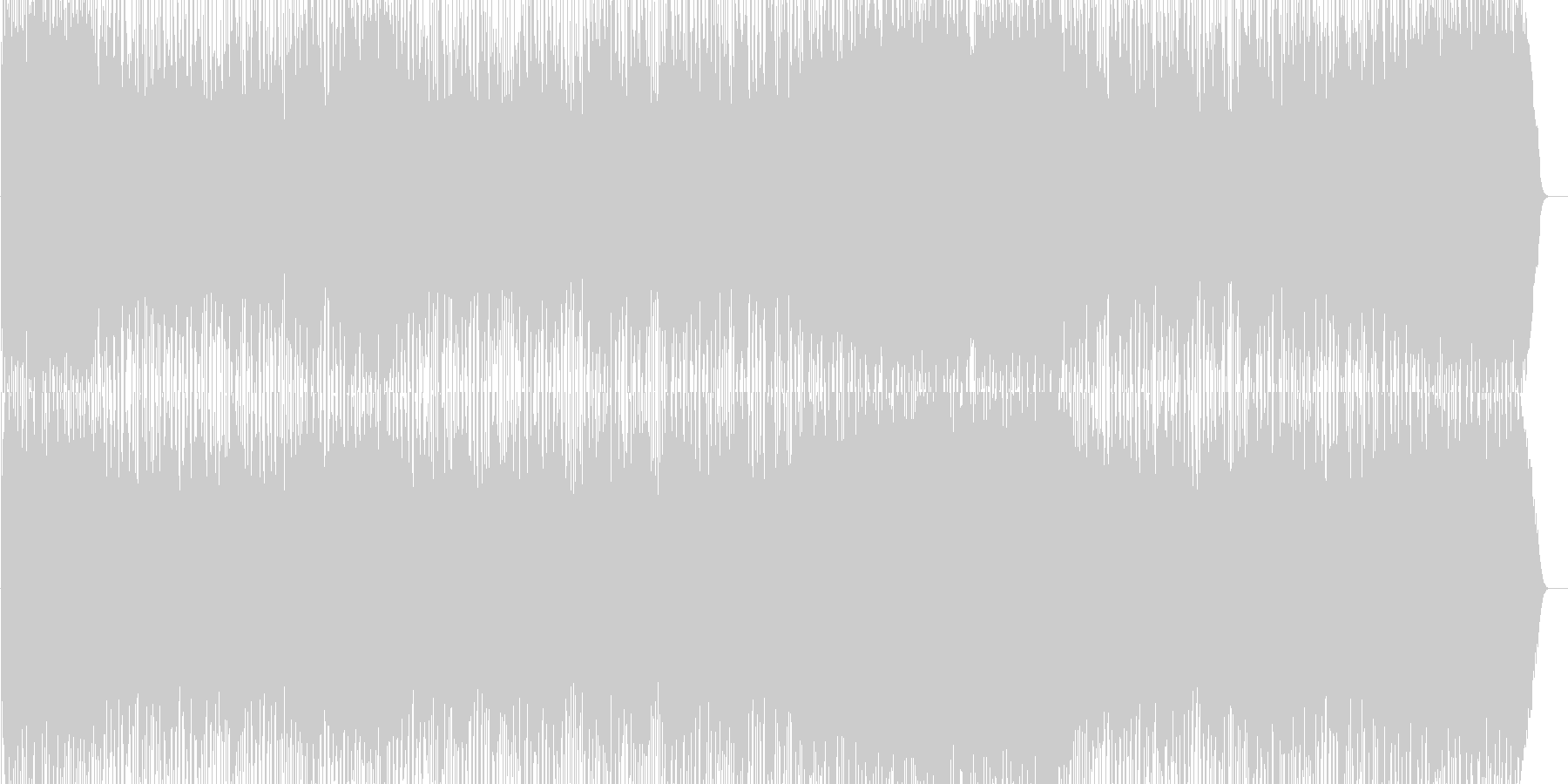 明るい、軽快、はつらつ、いきいき、前進の未再生の波形
