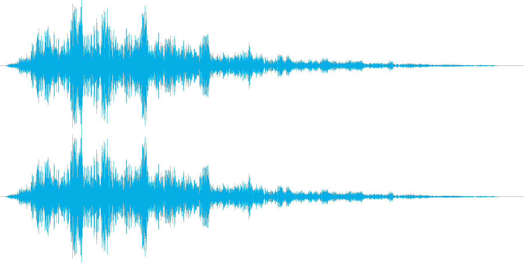 音響処理を意識した短い効果音です。の再生済みの波形