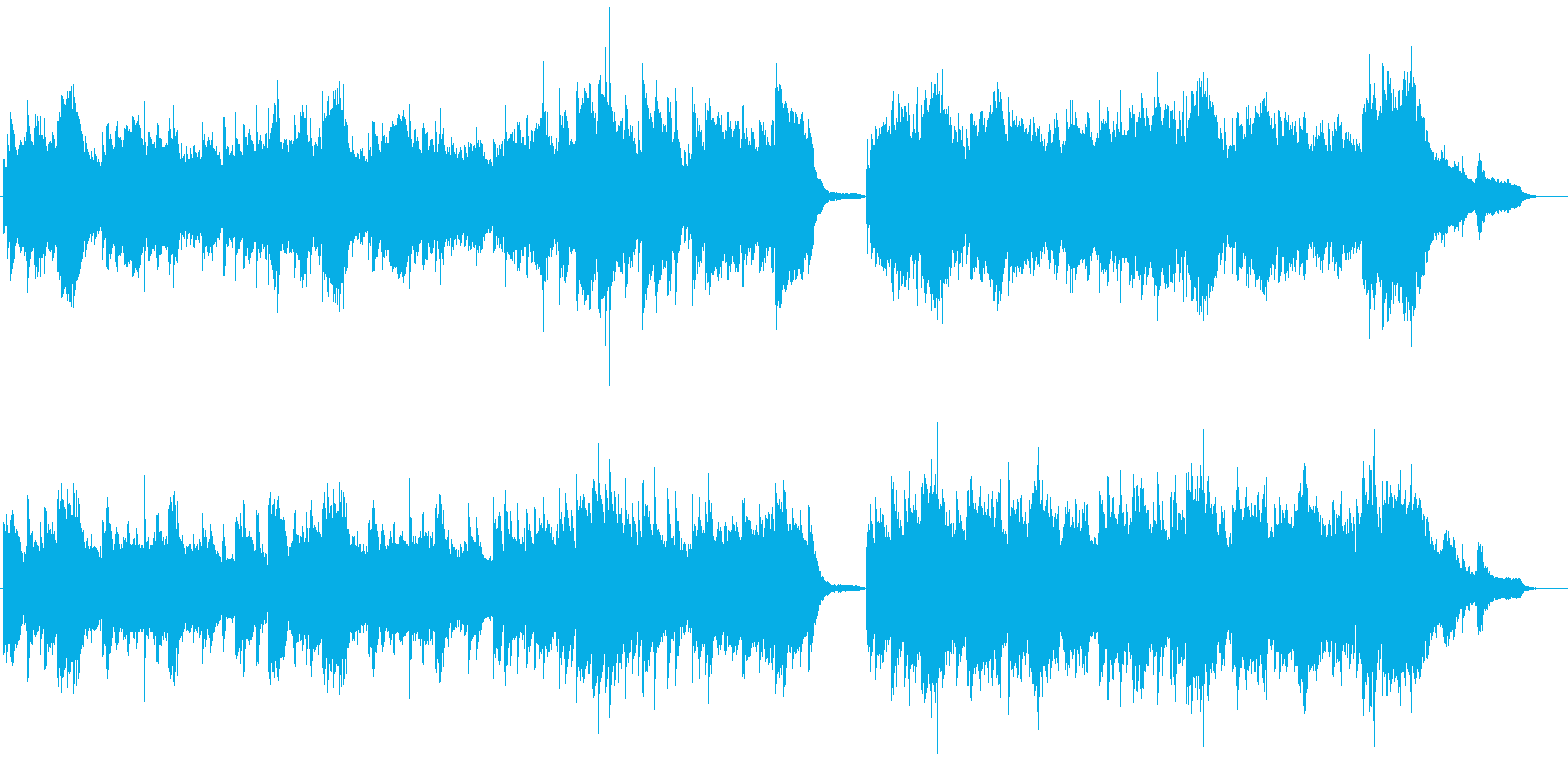 劇的ビフォーアフターのパロディ曲の再生済みの波形