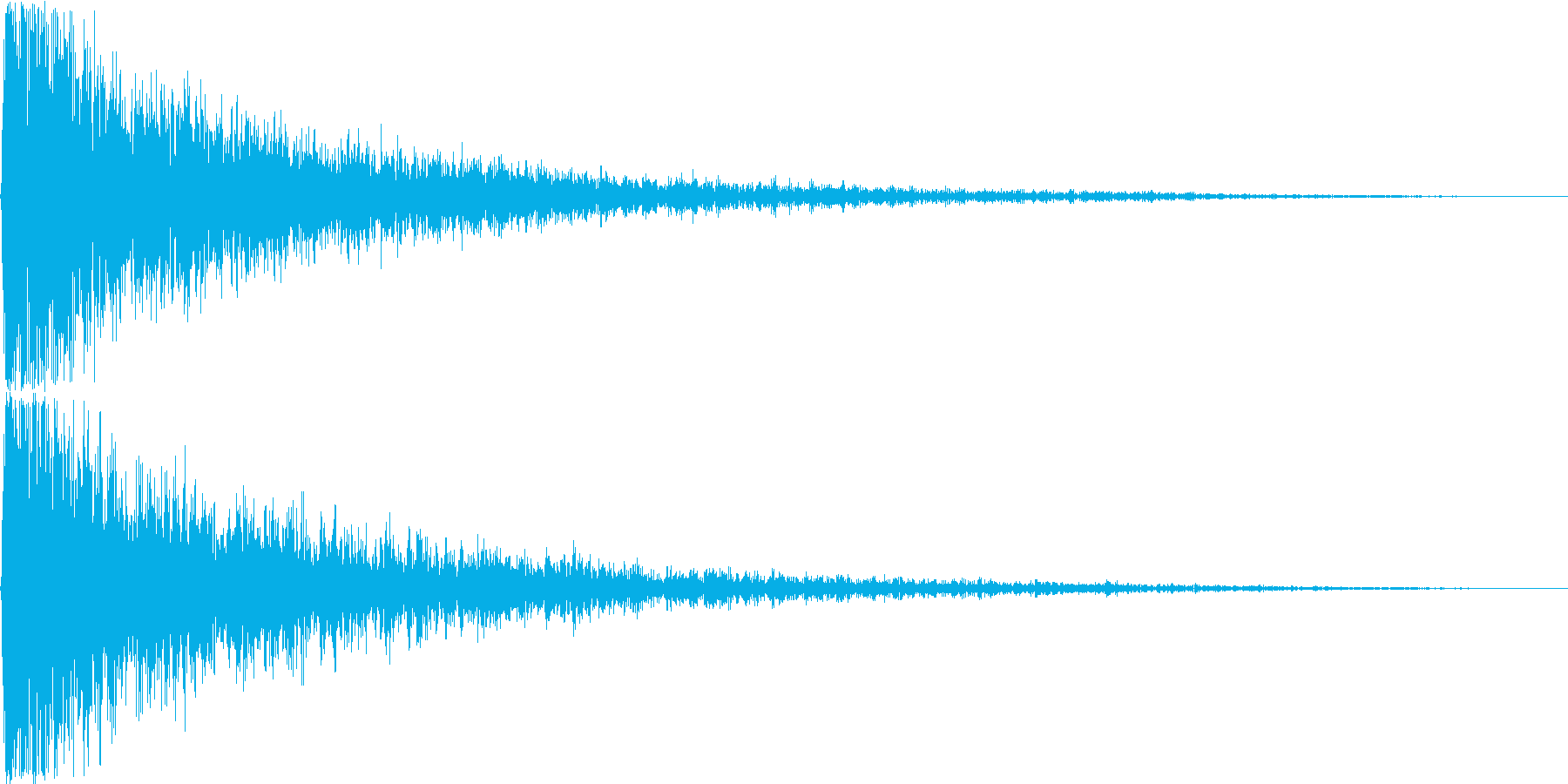 ガァァン。ショック・衝撃を受けた音(低)の再生済みの波形
