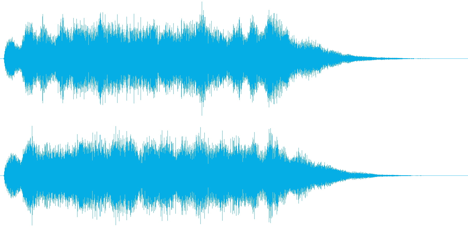 ファンタジー系の効果音です。の再生済みの波形