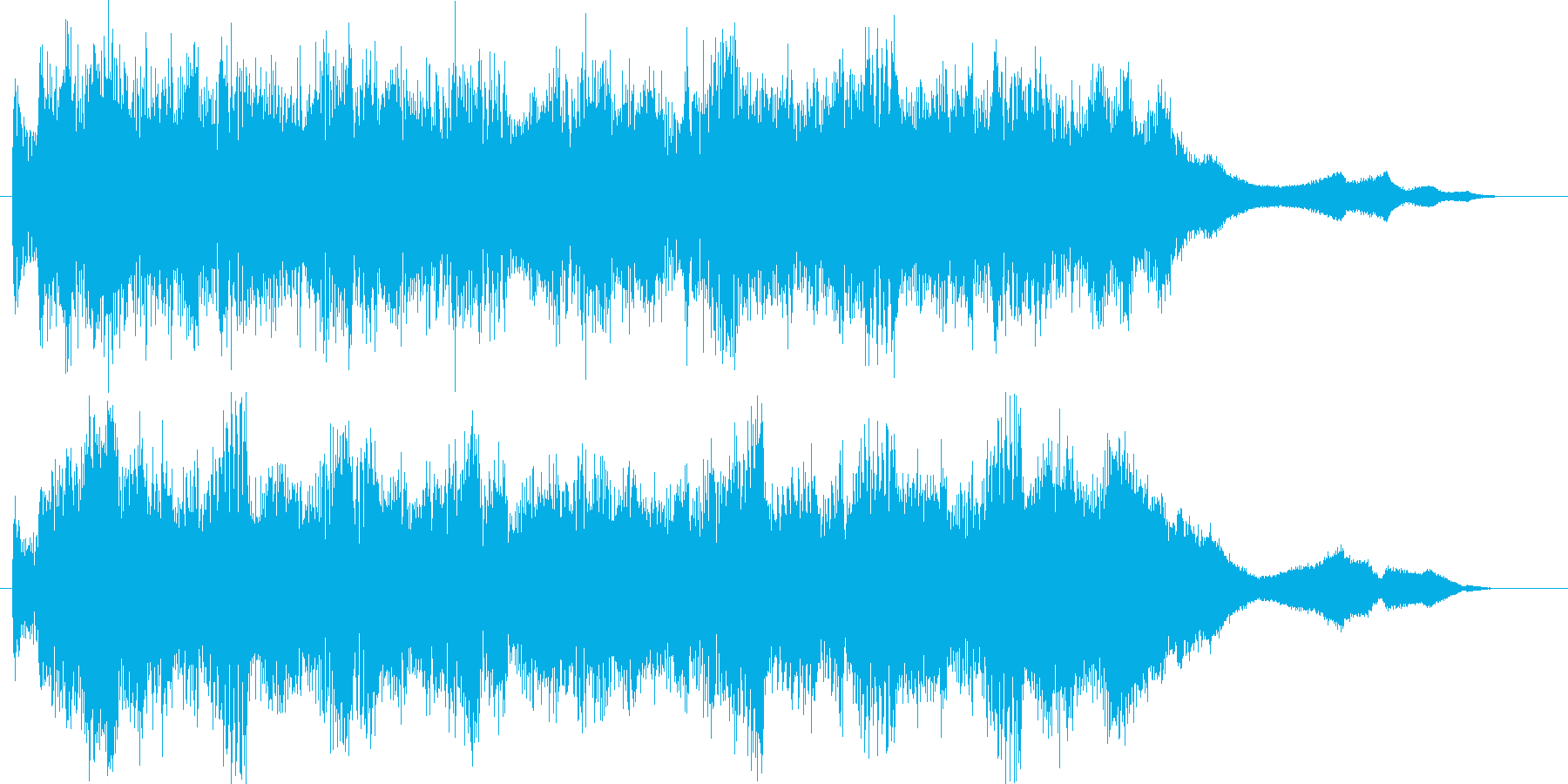 当たりーーー!!!の再生済みの波形