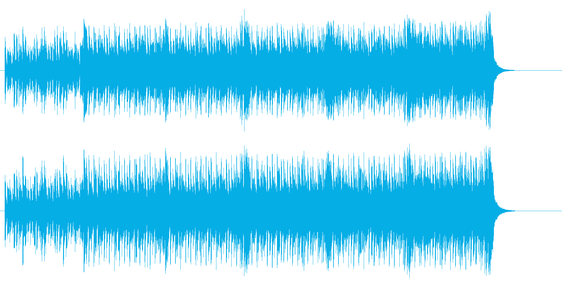 ファンタジックなテクノ/ポップの再生済みの波形