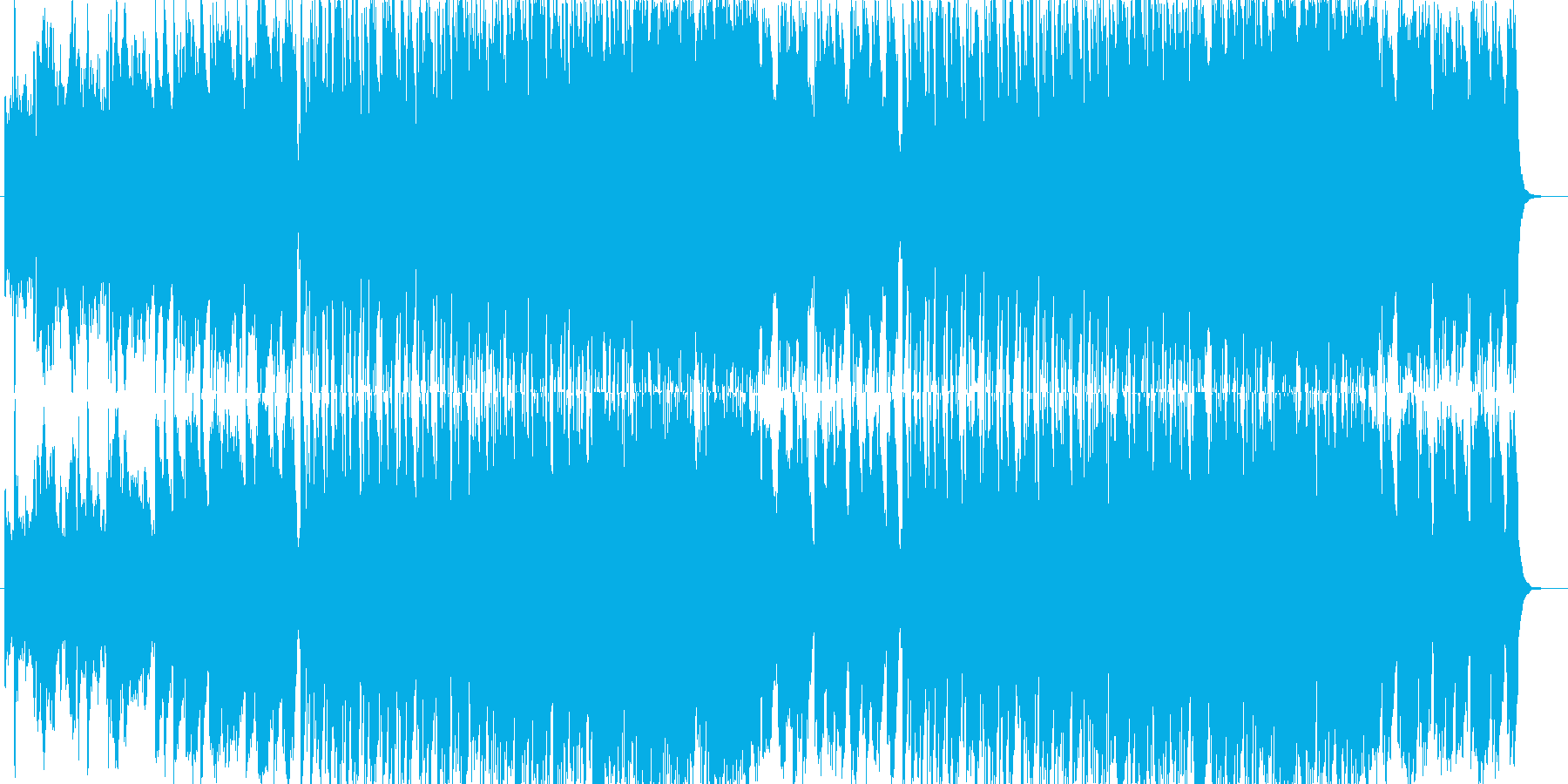 民族音楽と電子音楽の融合 流麗な調べの再生済みの波形