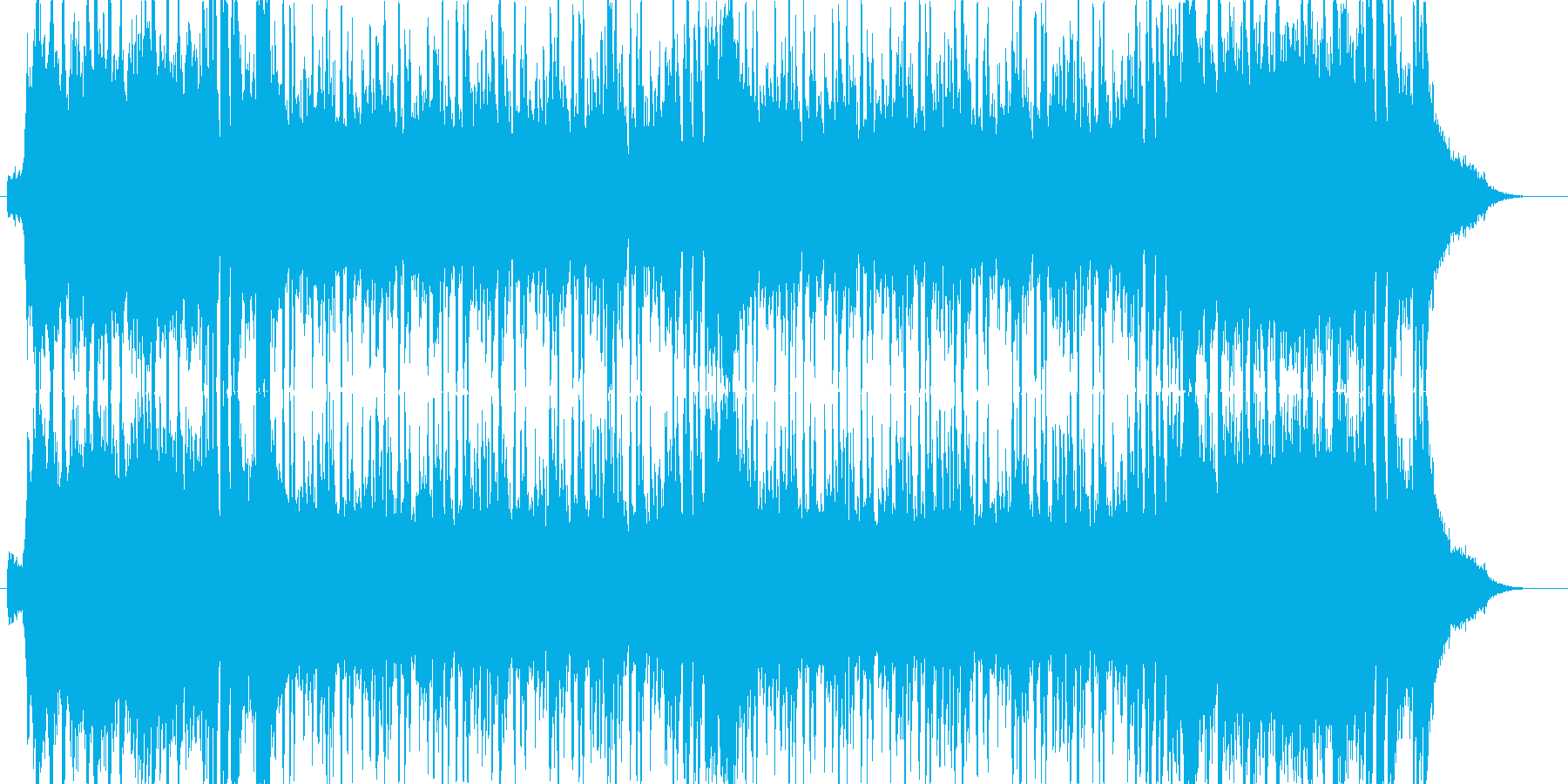 チャラくてチープなパリピィ曲の再生済みの波形