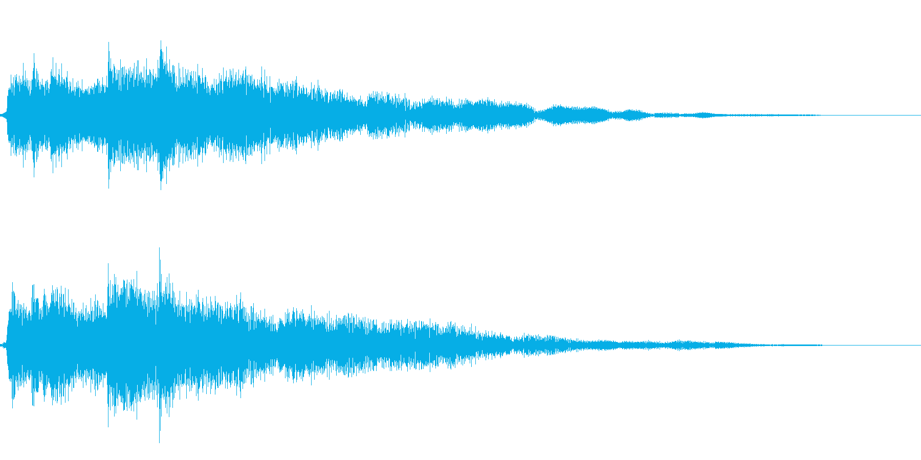 刀で打ち合う(低いチャンバラ音_キーン)の再生済みの波形