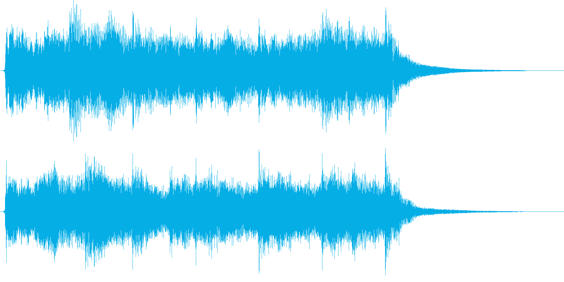 映像用BGM_ショッキング1の再生済みの波形