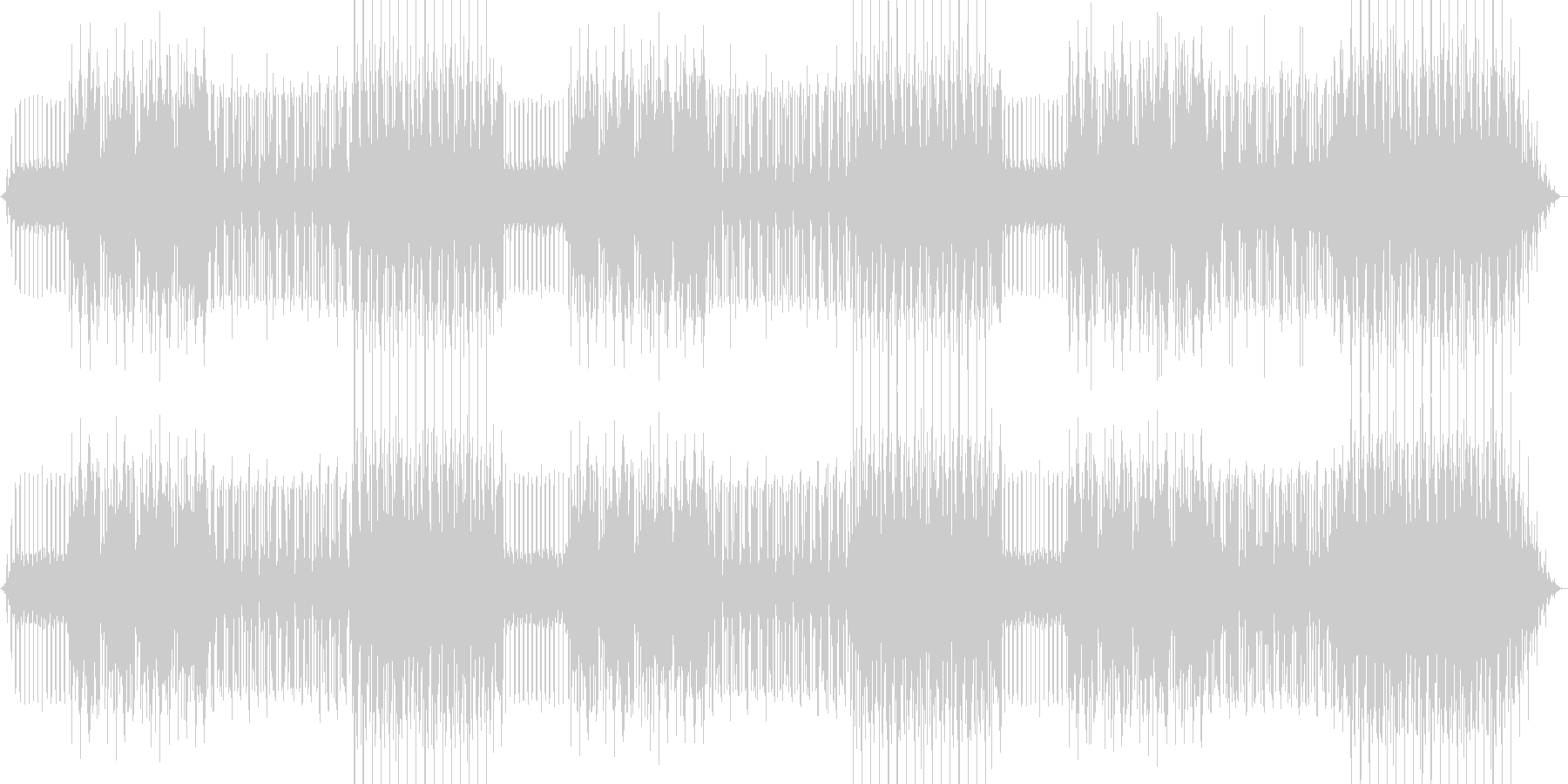 コンビニのサンドイッチを表した曲の未再生の波形