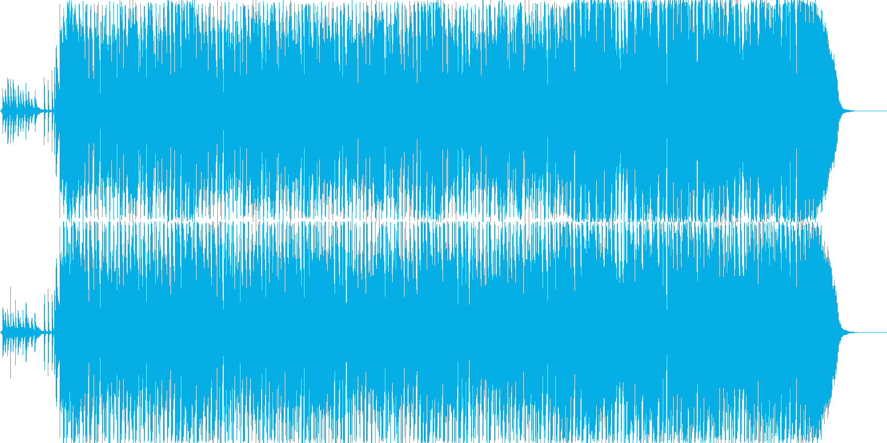 明るくほのぼのした楽しい雰囲気のBGMの再生済みの波形