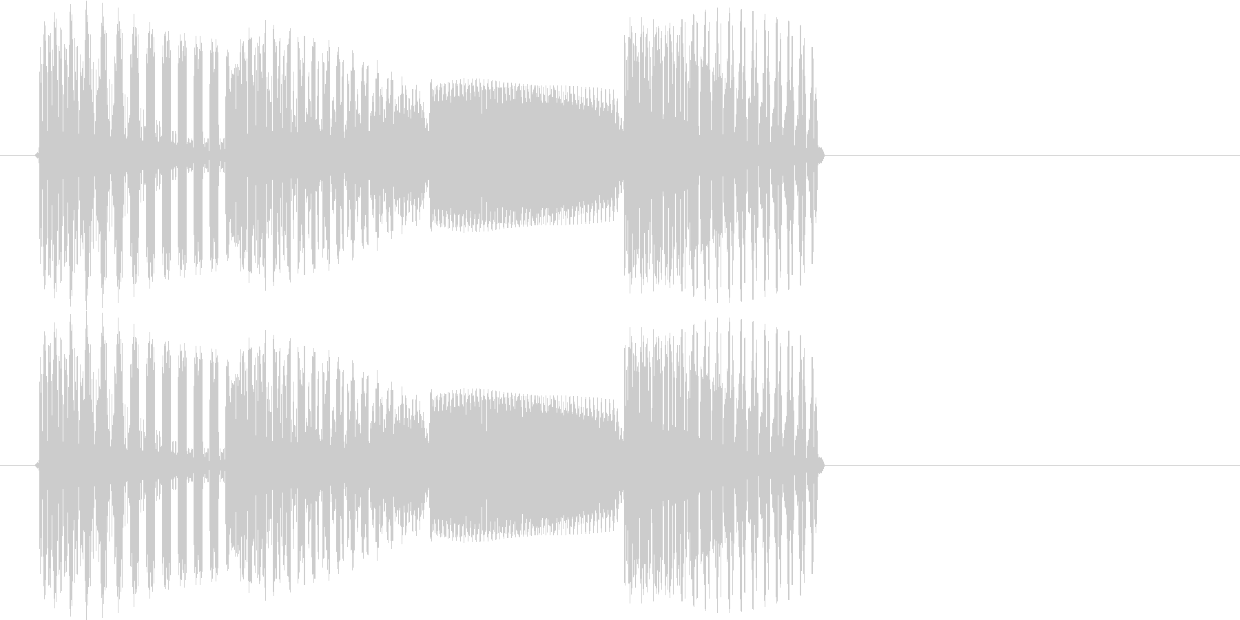 テロリラン_堅(スロットでの確定音)の未再生の波形