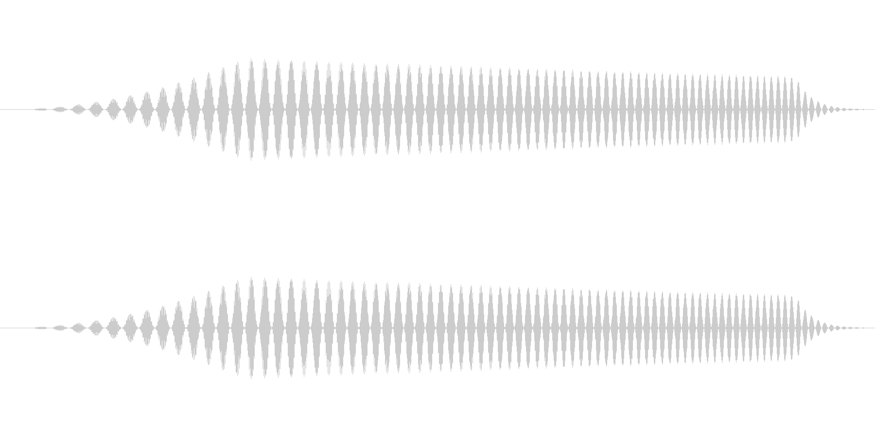 ヒュイ(スワイプ、フリック系の音)の未再生の波形