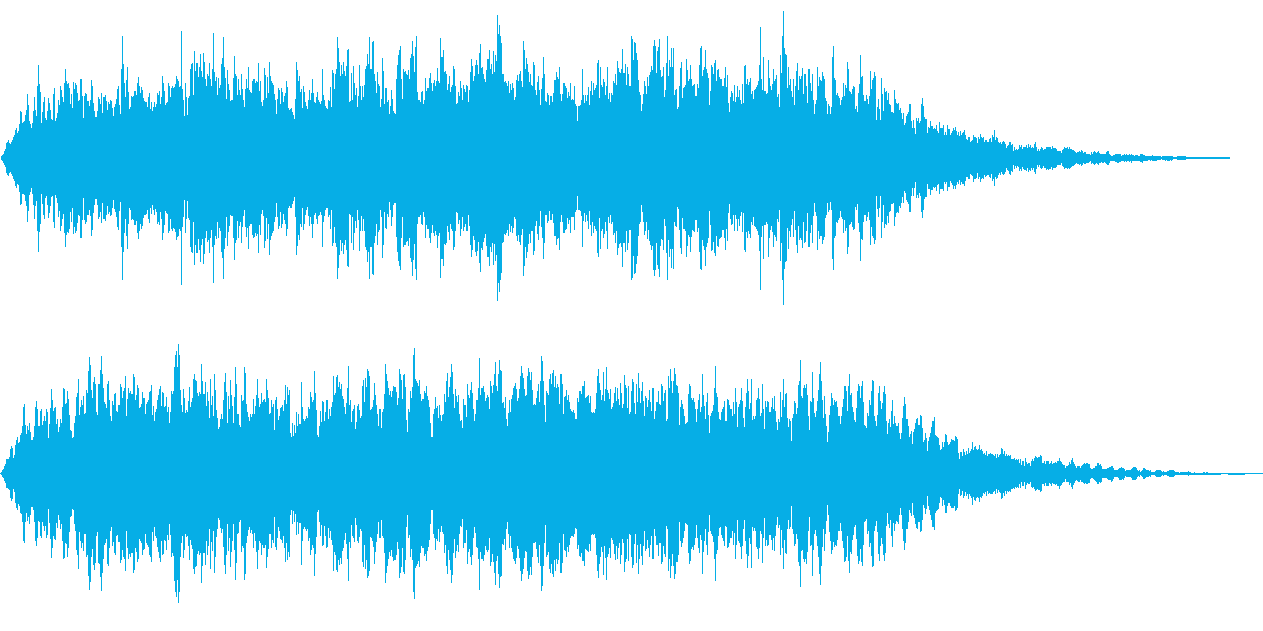 ホラーBGM 恐怖の演出 不安なシーンの再生済みの波形