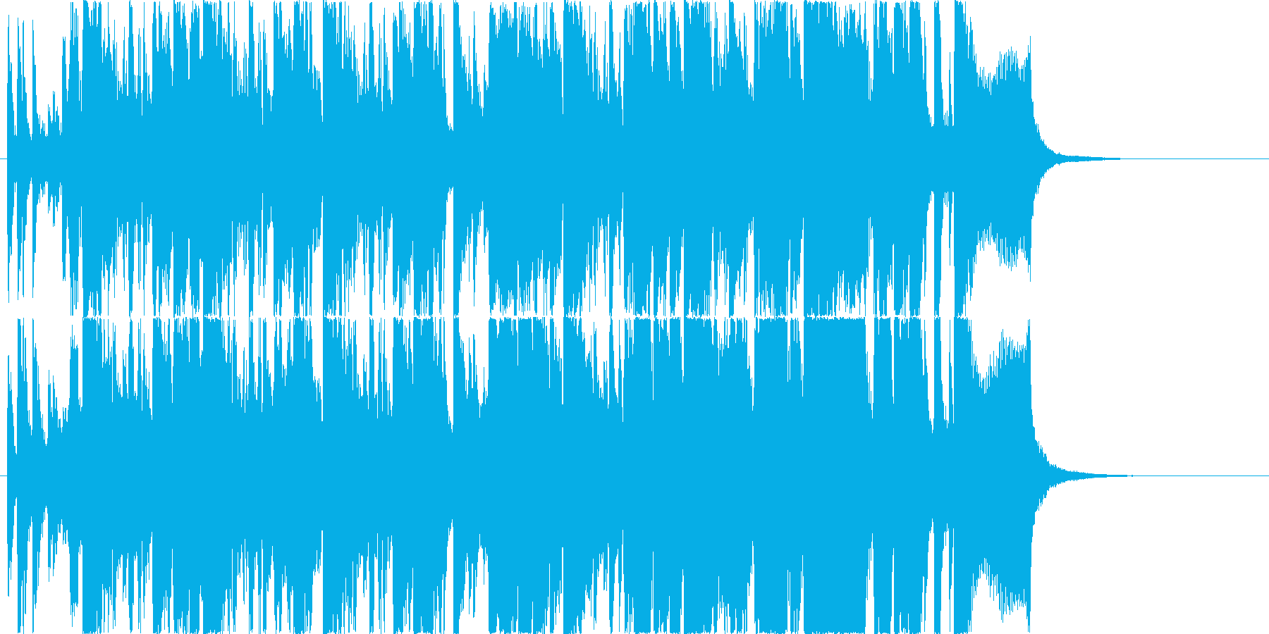 爽やかなJAZZの再生済みの波形