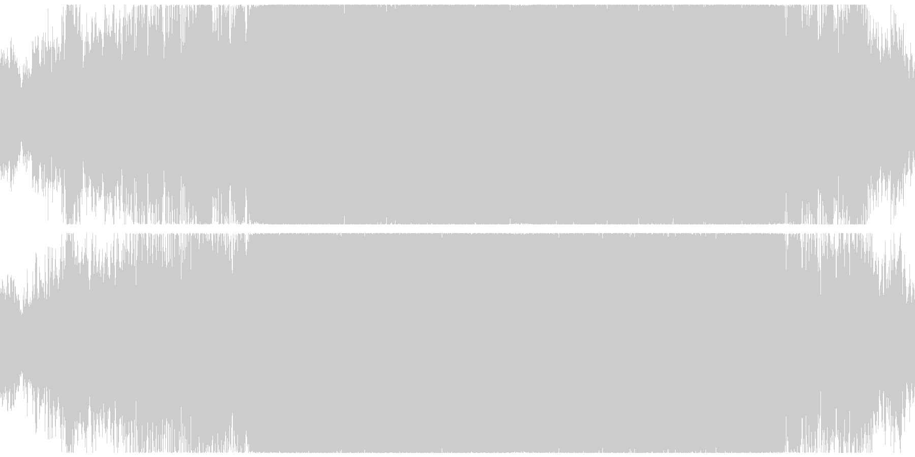 おしゃれなラウンジ・ハウス・ループ◯の未再生の波形