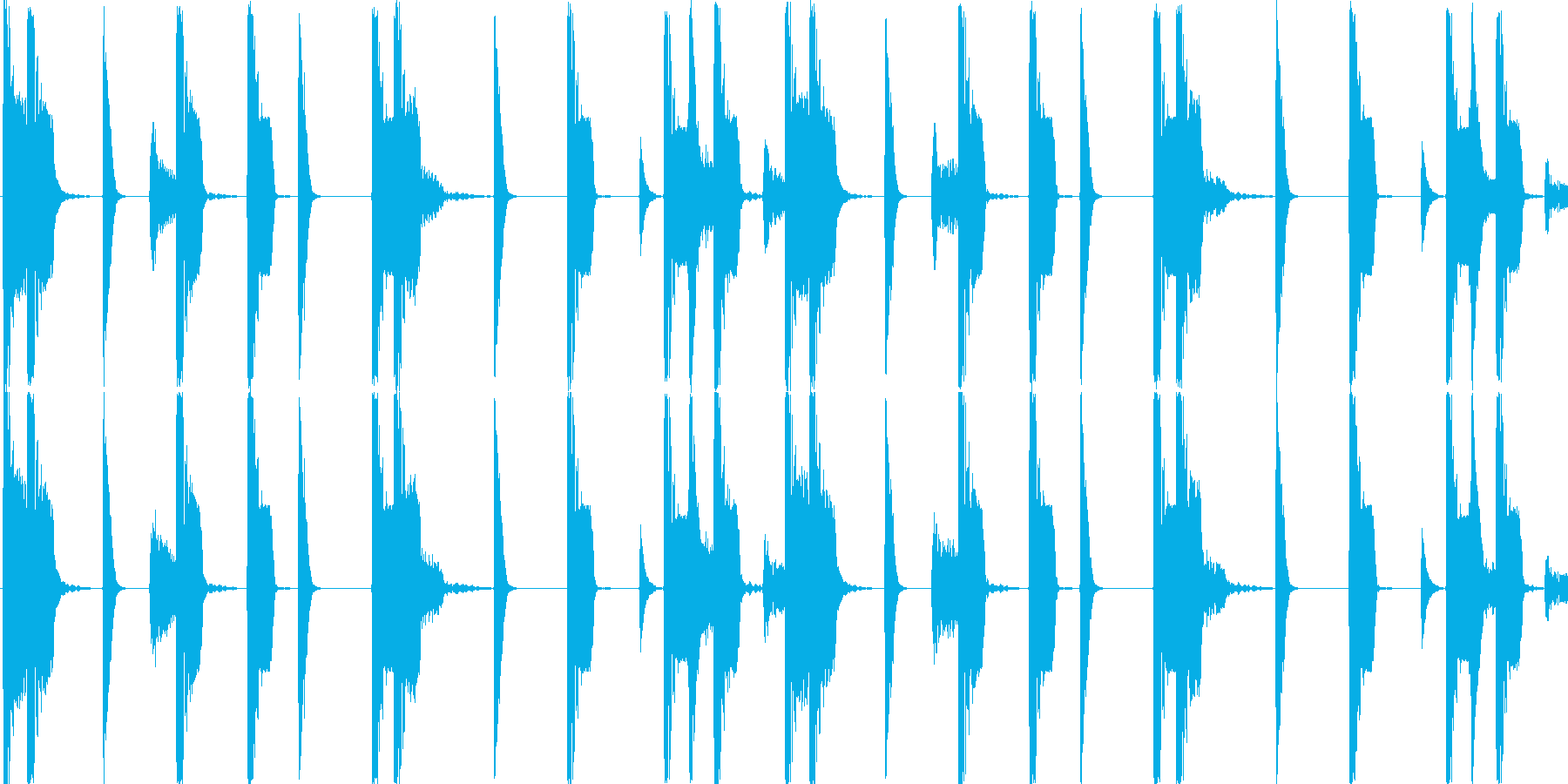 ヒップホップを感じる楽曲です。の再生済みの波形