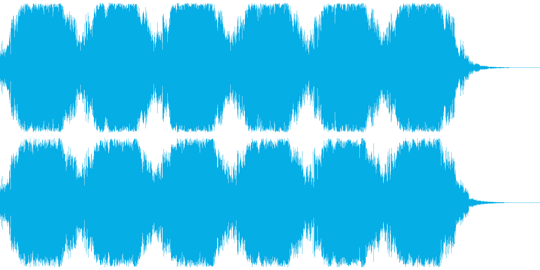 SF背景音(ブワ〜、ボワ〜)BPM120の再生済みの波形