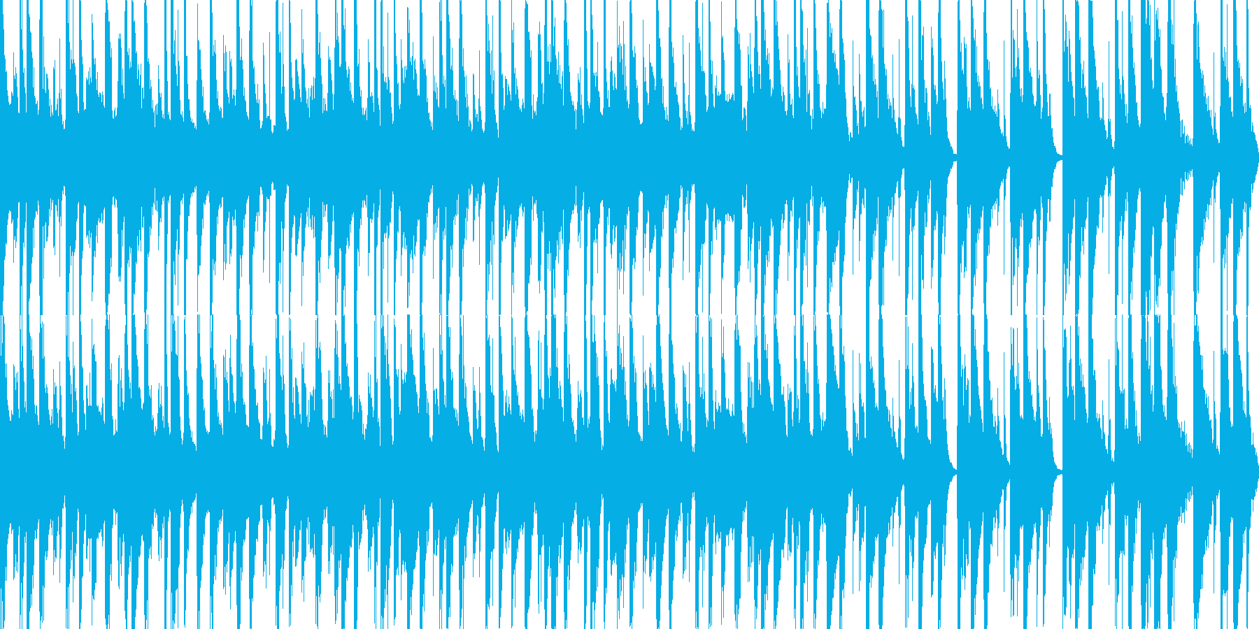 さすらいのBGMの再生済みの波形