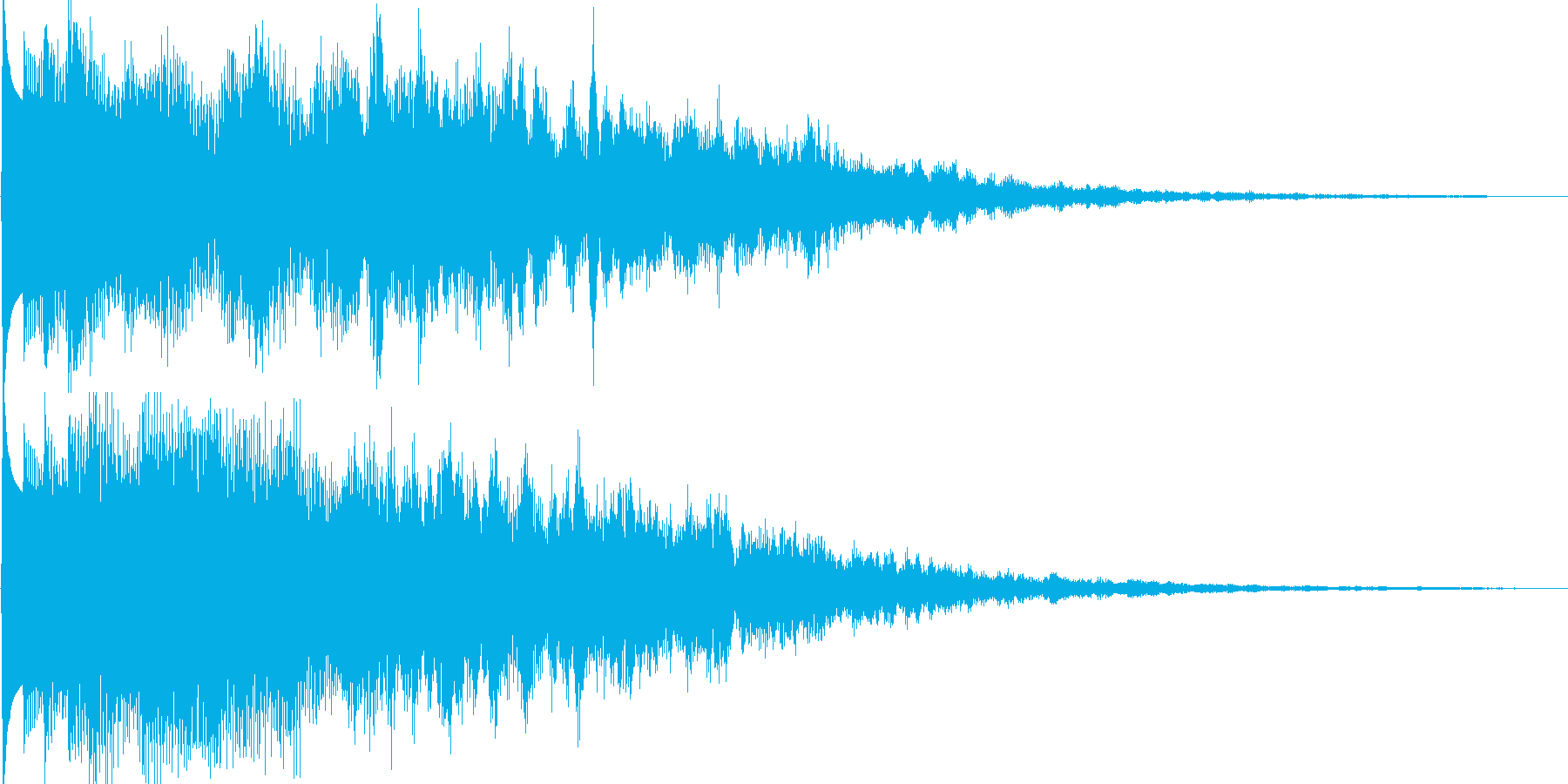 ピキーン(ゲーム、アプリ等の決定音等に)の再生済みの波形