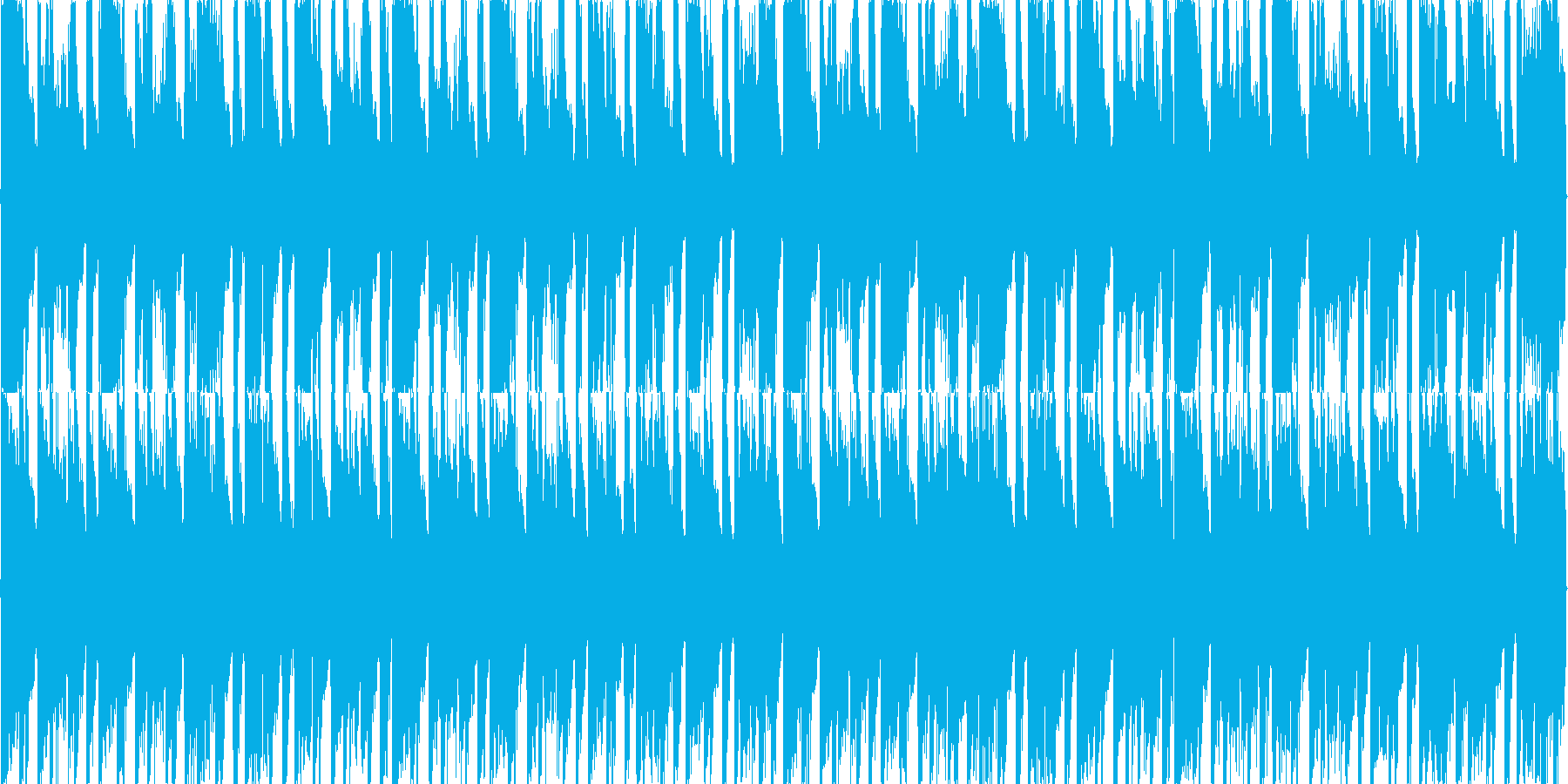 明るいサンバっぽいハウスの再生済みの波形