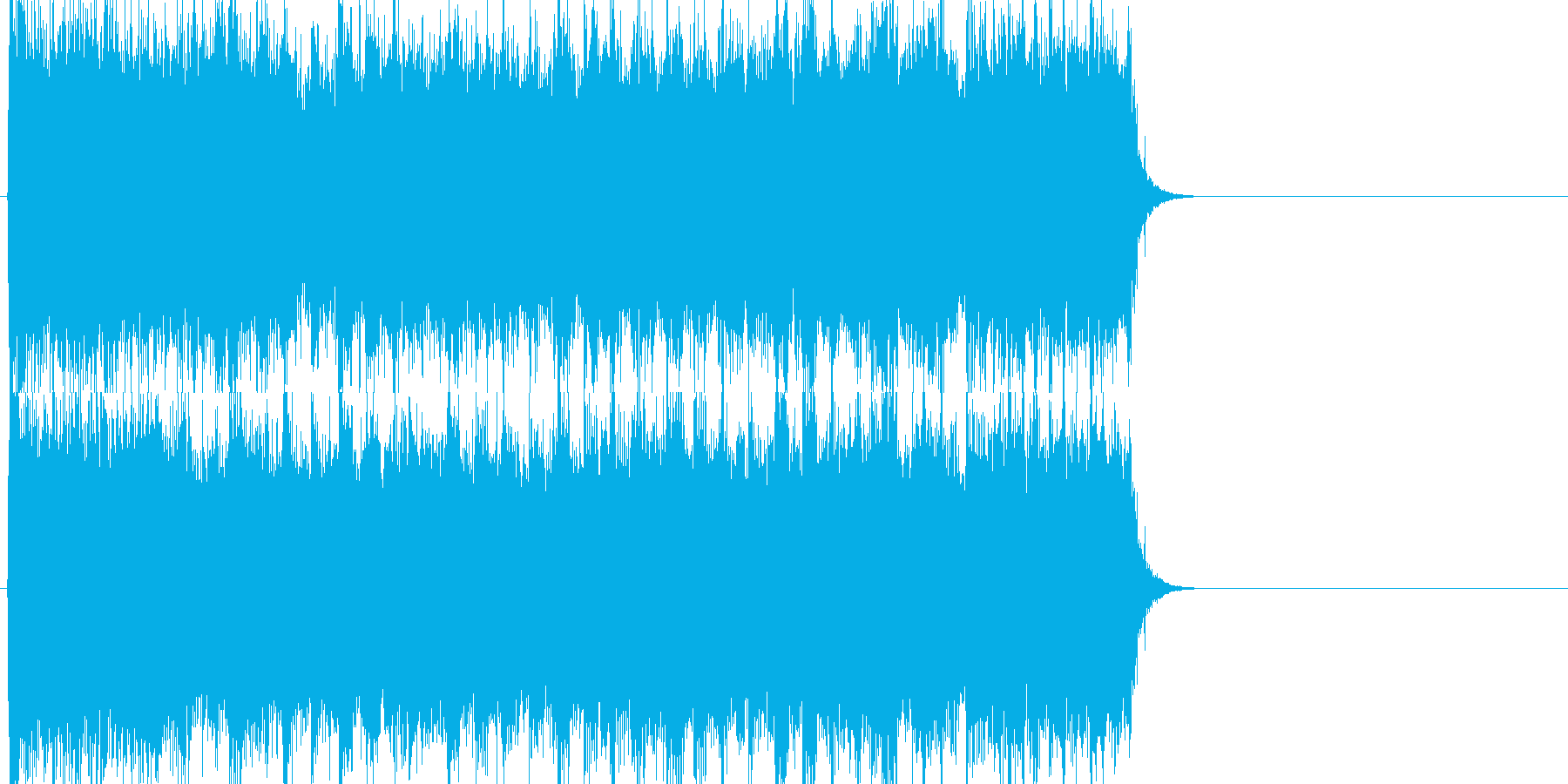 ロック、メタルジングルの再生済みの波形