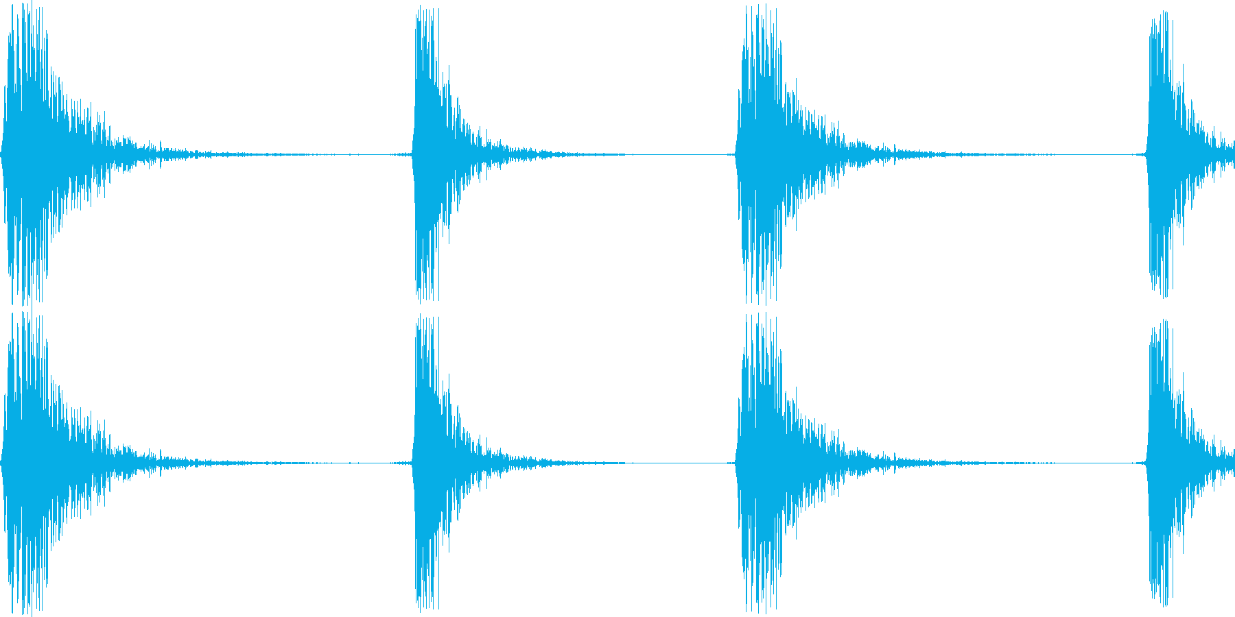カチカチッ(マウスのダブルクリック音)の再生済みの波形