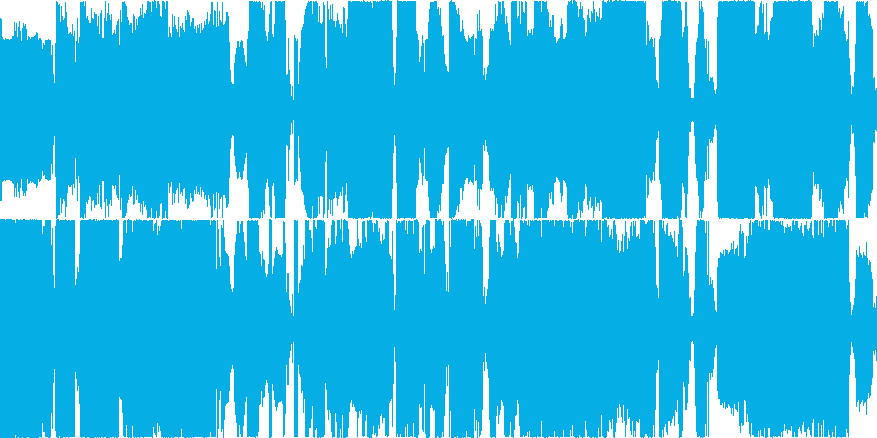 ウィーンガガガ。工事現場の音(長め)の再生済みの波形