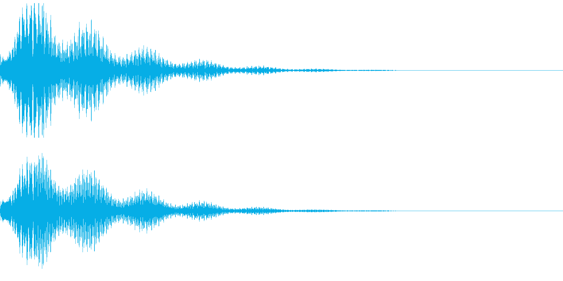怪しい、気になる音01(テロリーン)の再生済みの波形