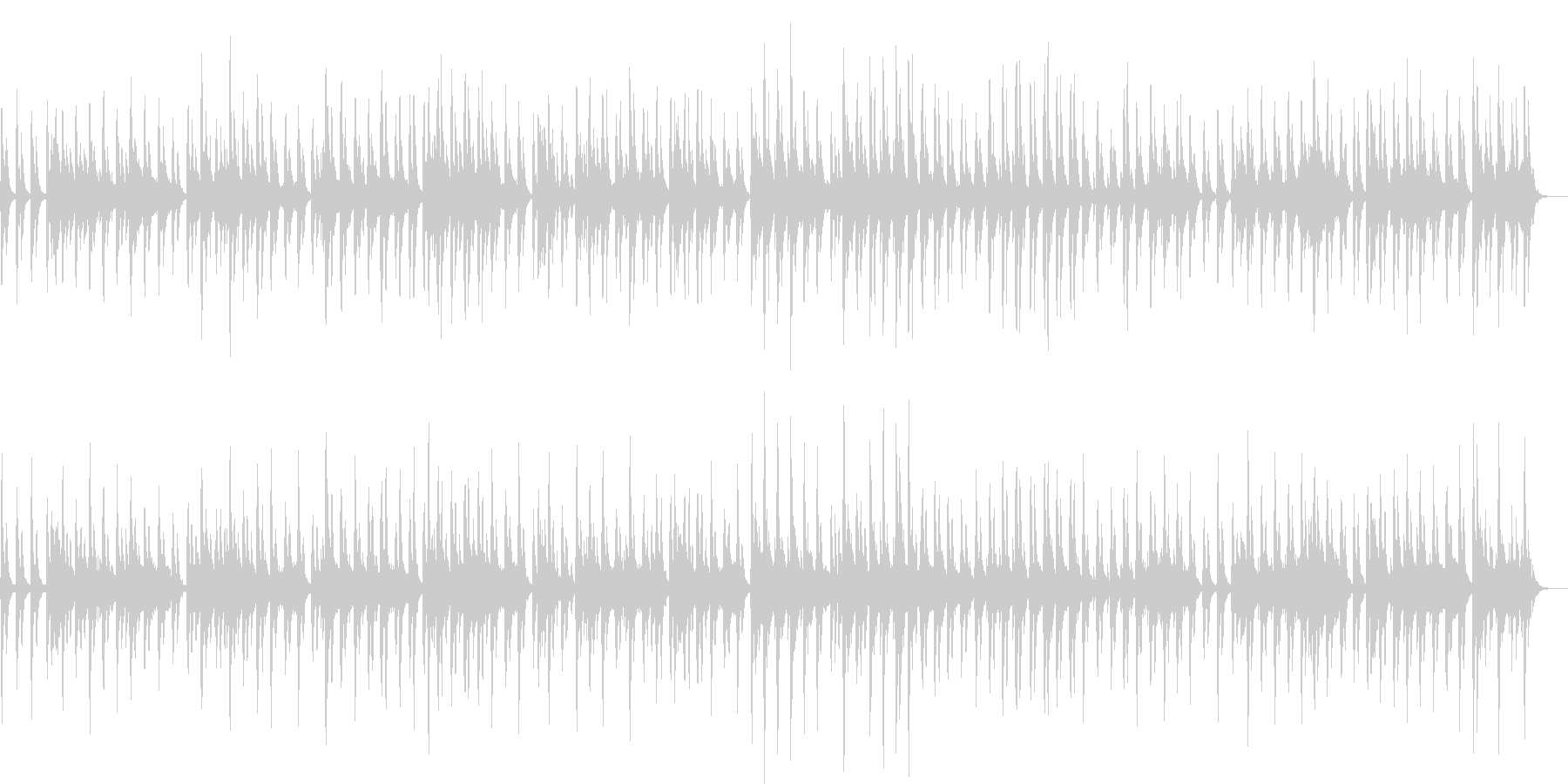 ちょっとレトロな哀愁感のある曲の未再生の波形