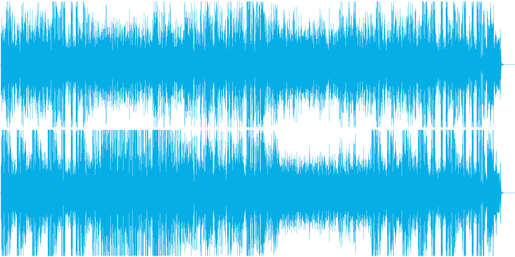 7拍子のJAZZの再生済みの波形