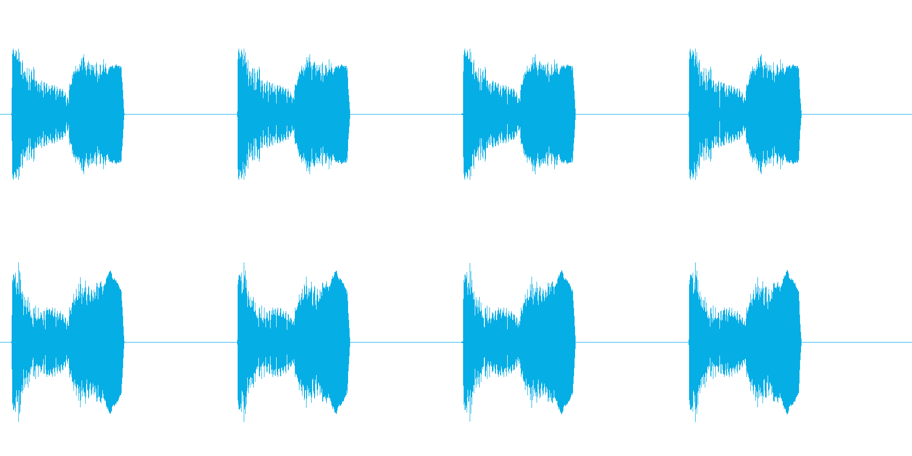 足音 パターンDロング版 コミカル プニの再生済みの波形